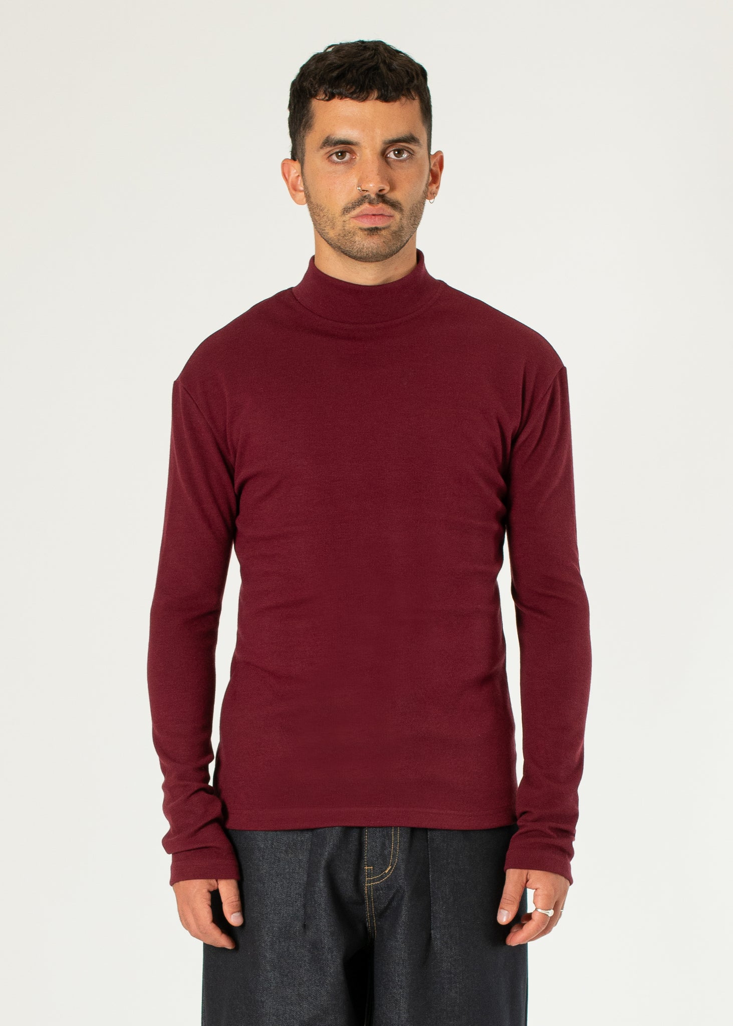 Mock-neck Thermal Top
