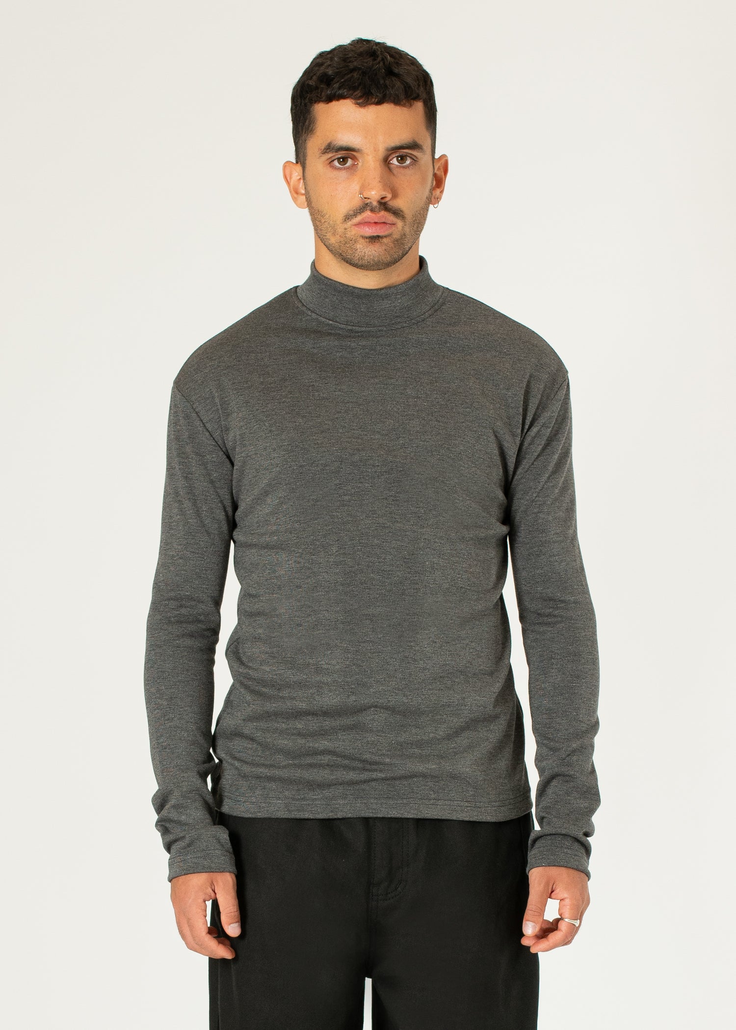Mock-neck Thermal Top