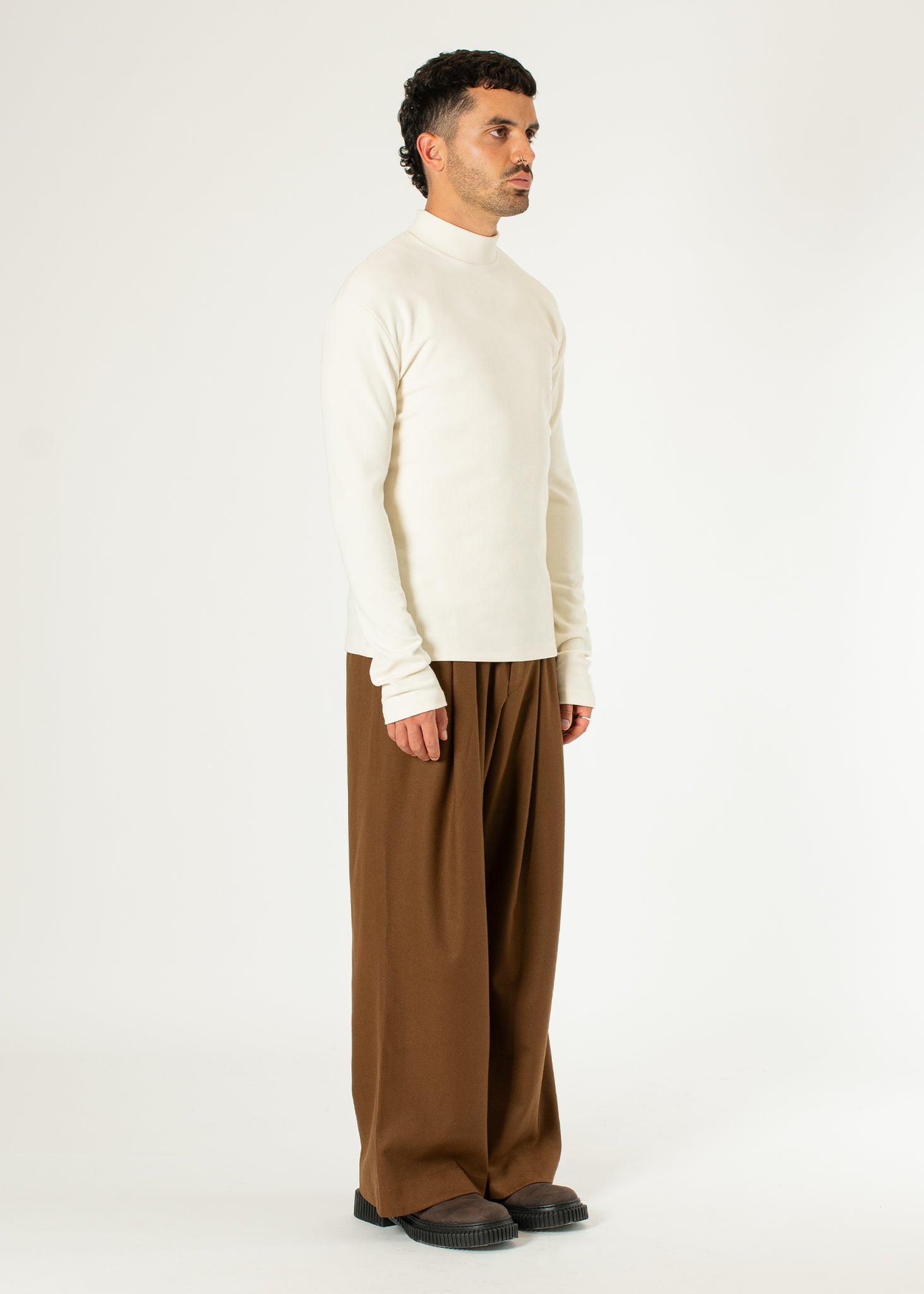 Mock-neck Thermal Top