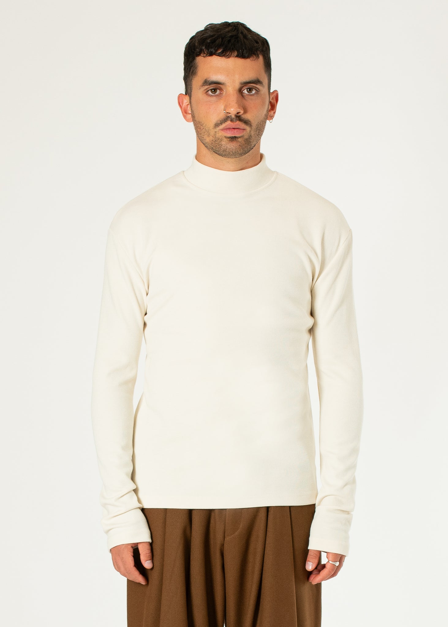 Mock-neck Thermal Top
