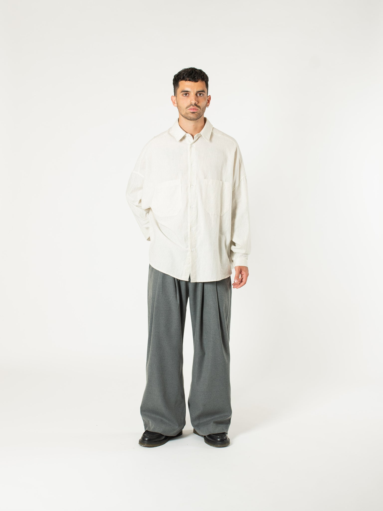 Pintuck Maxi Trousers