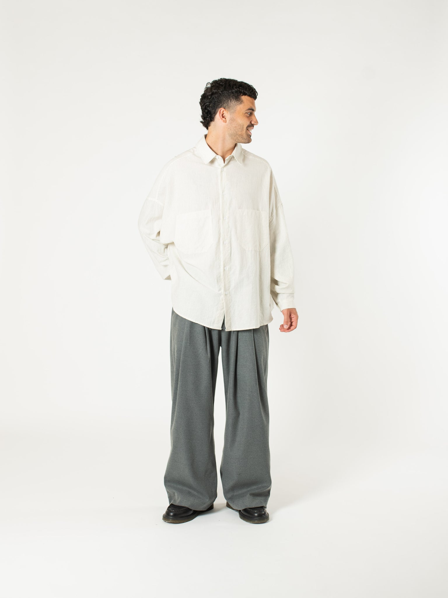 Pintuck Maxi Trousers