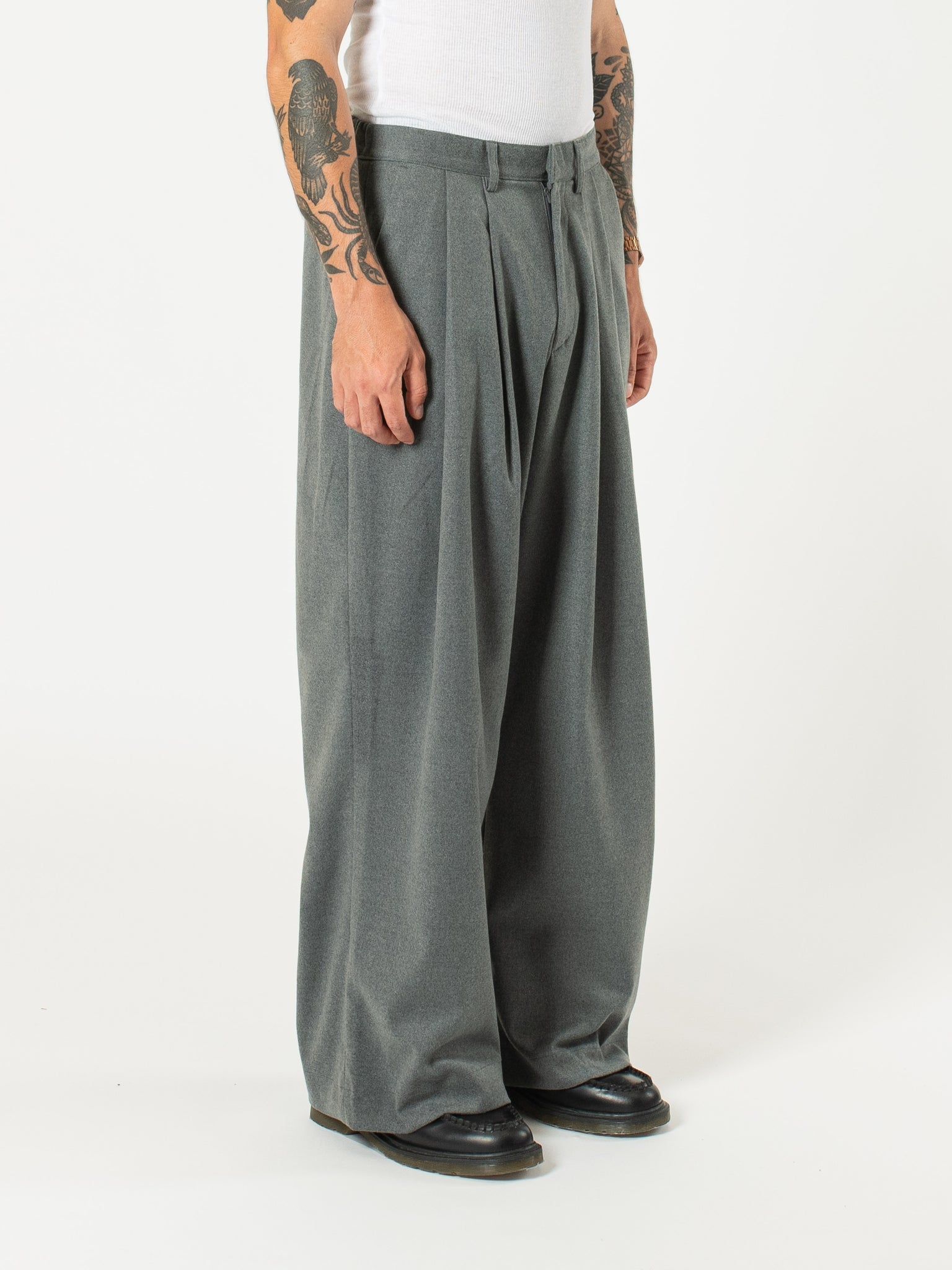 Pintuck Maxi Trousers