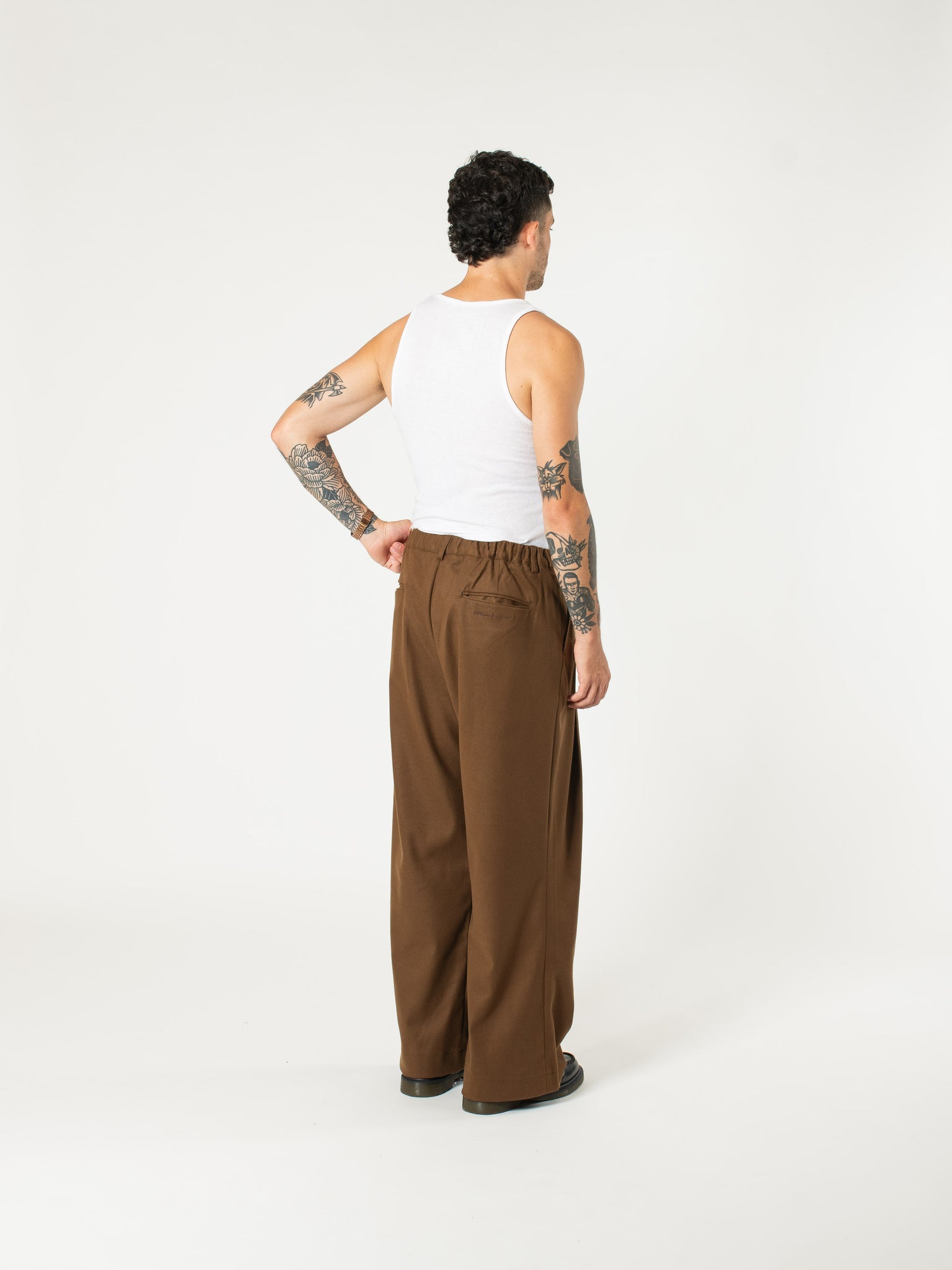 Pintuck Maxi Trousers