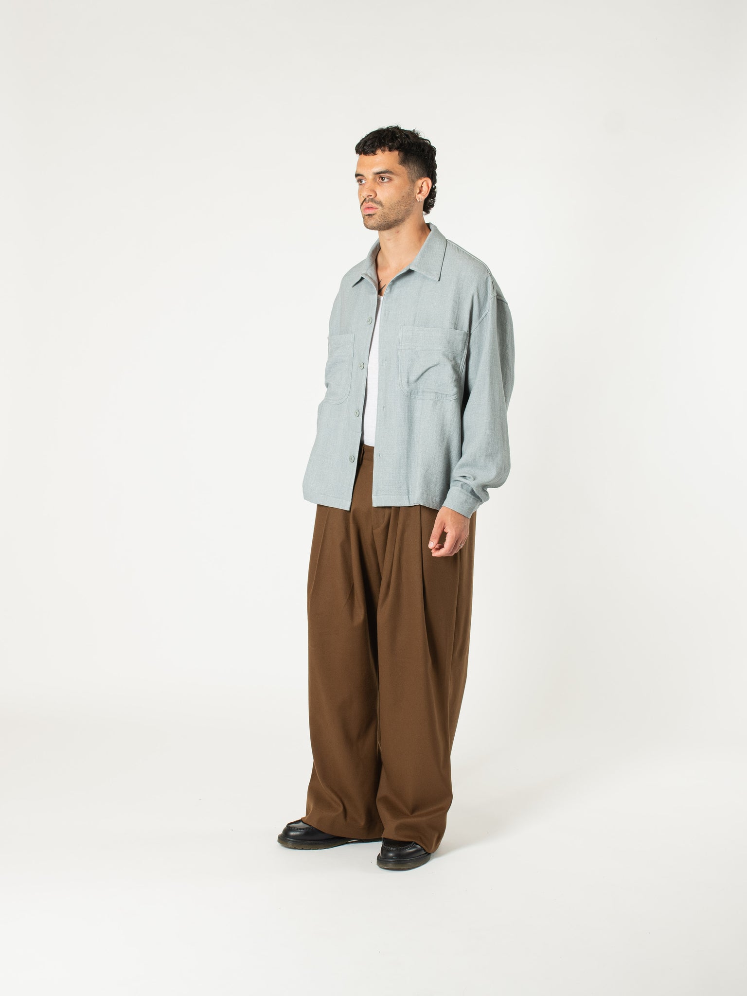 Pintuck Maxi Trousers