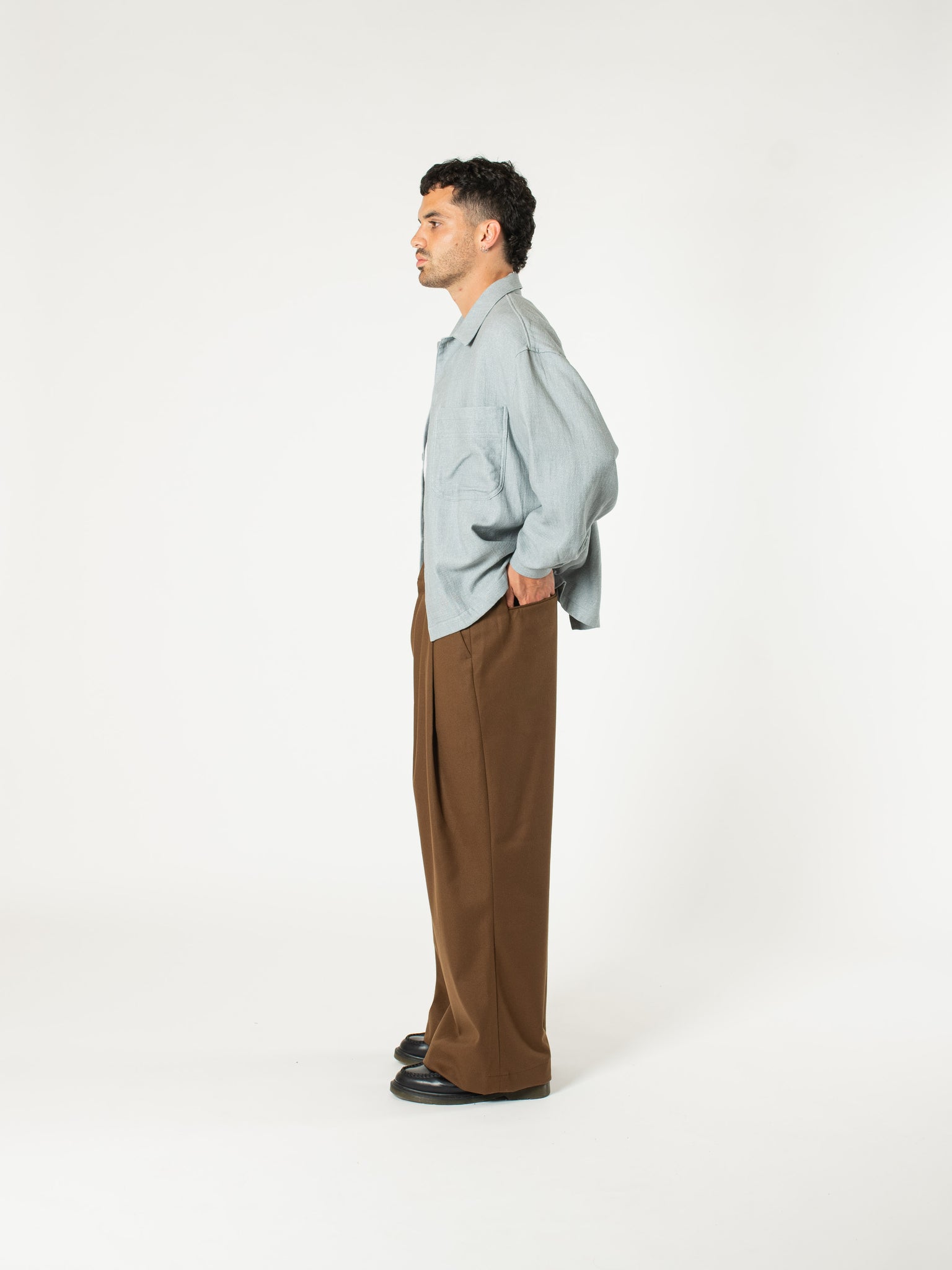 Pintuck Maxi Trousers