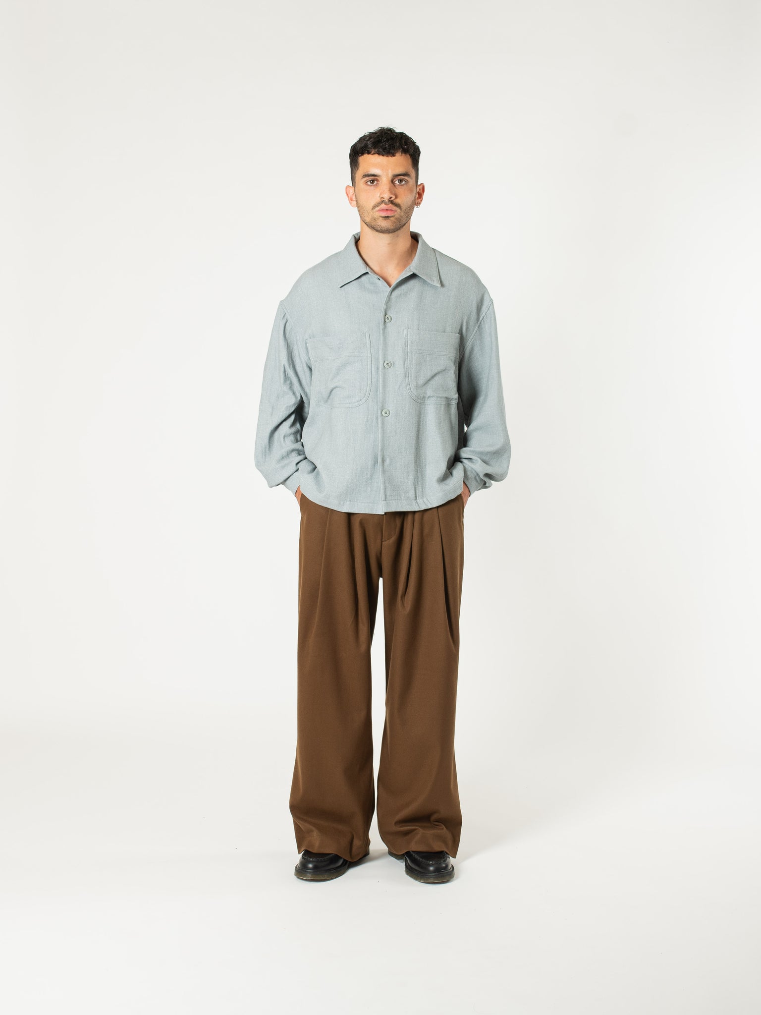 Pintuck Maxi Trousers