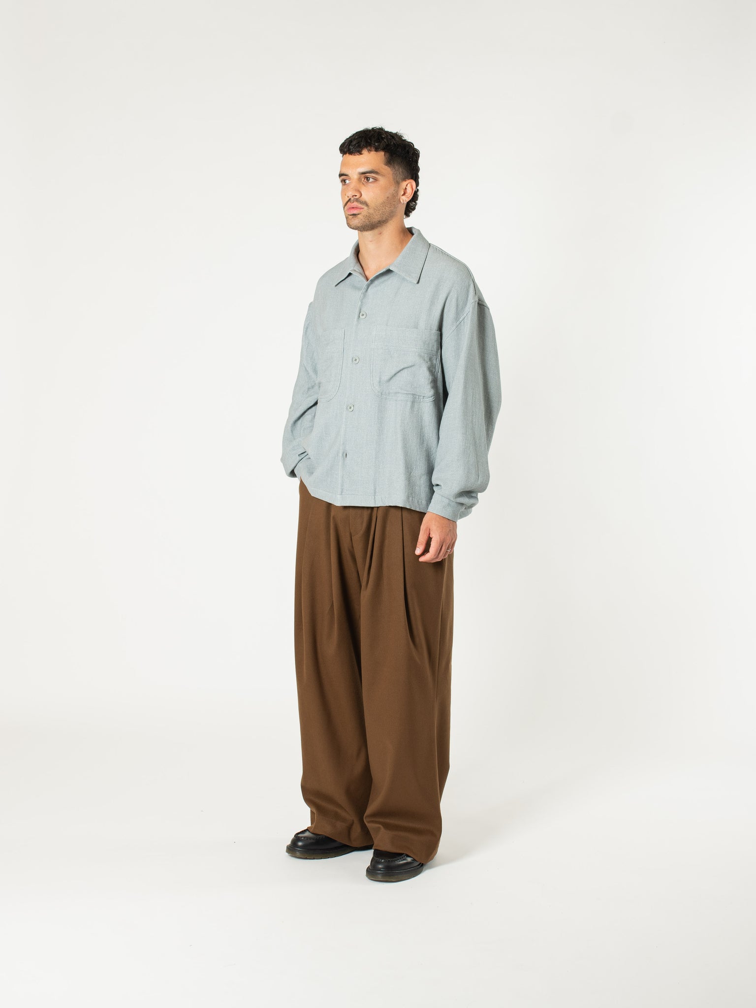 Pintuck Maxi Trousers