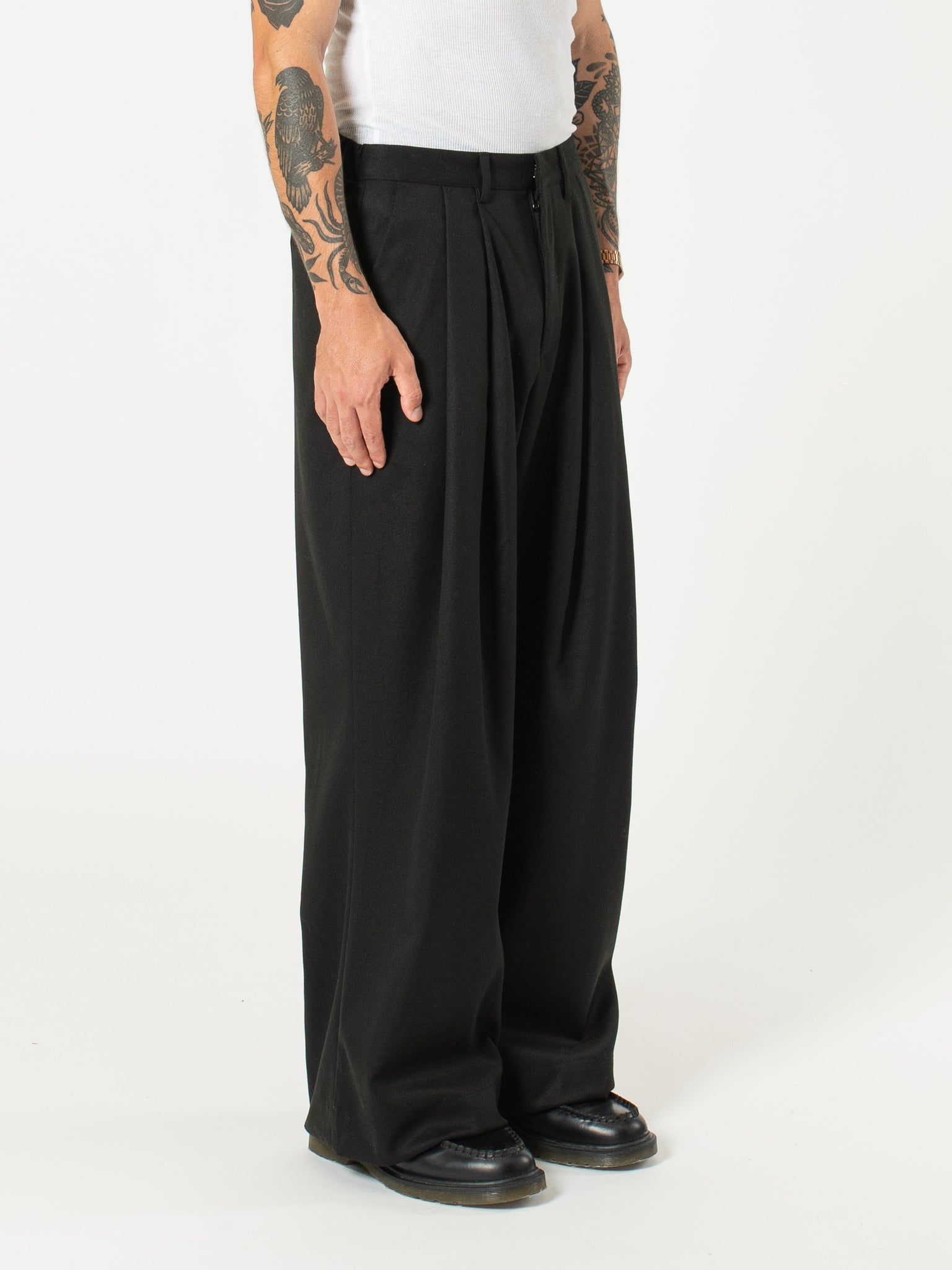 Pintuck Maxi Trousers