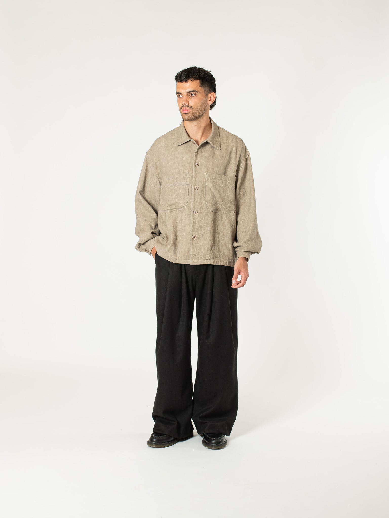 Pintuck Maxi Trousers