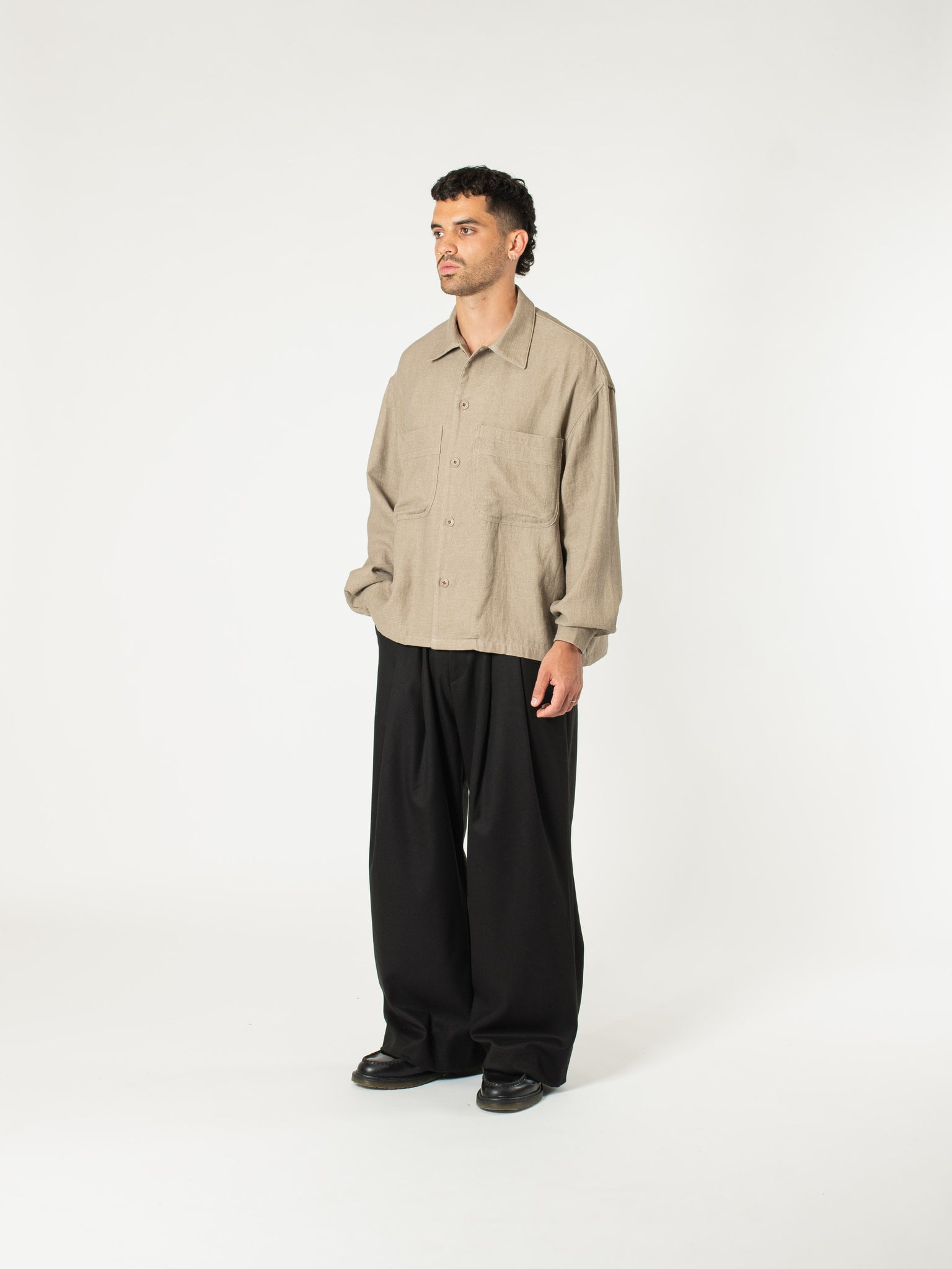 Pintuck Maxi Trousers