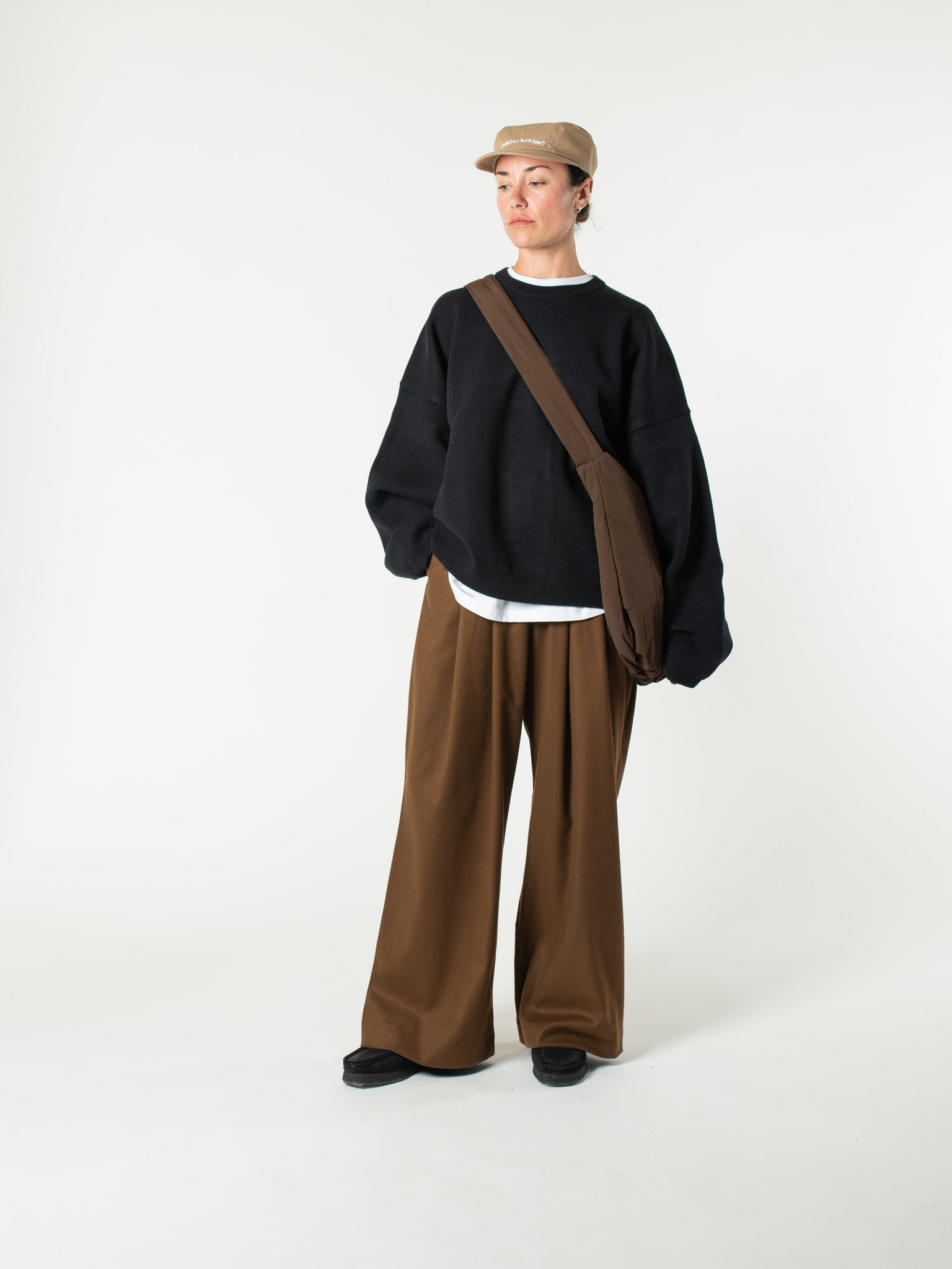 Pintuck Maxi Trousers