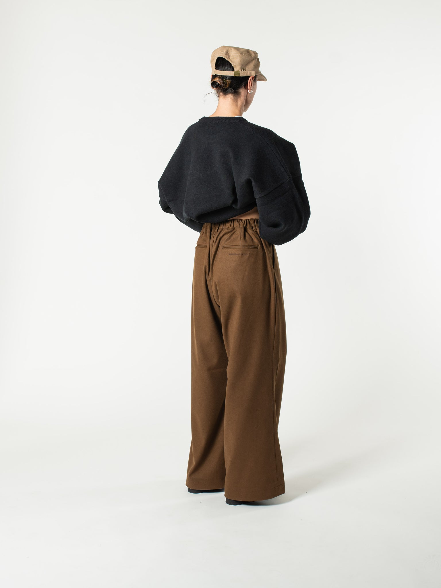 Pintuck Maxi Trousers