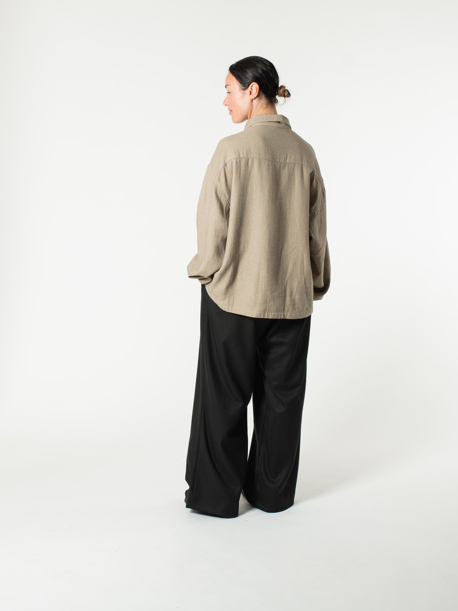 Pintuck Maxi Trousers