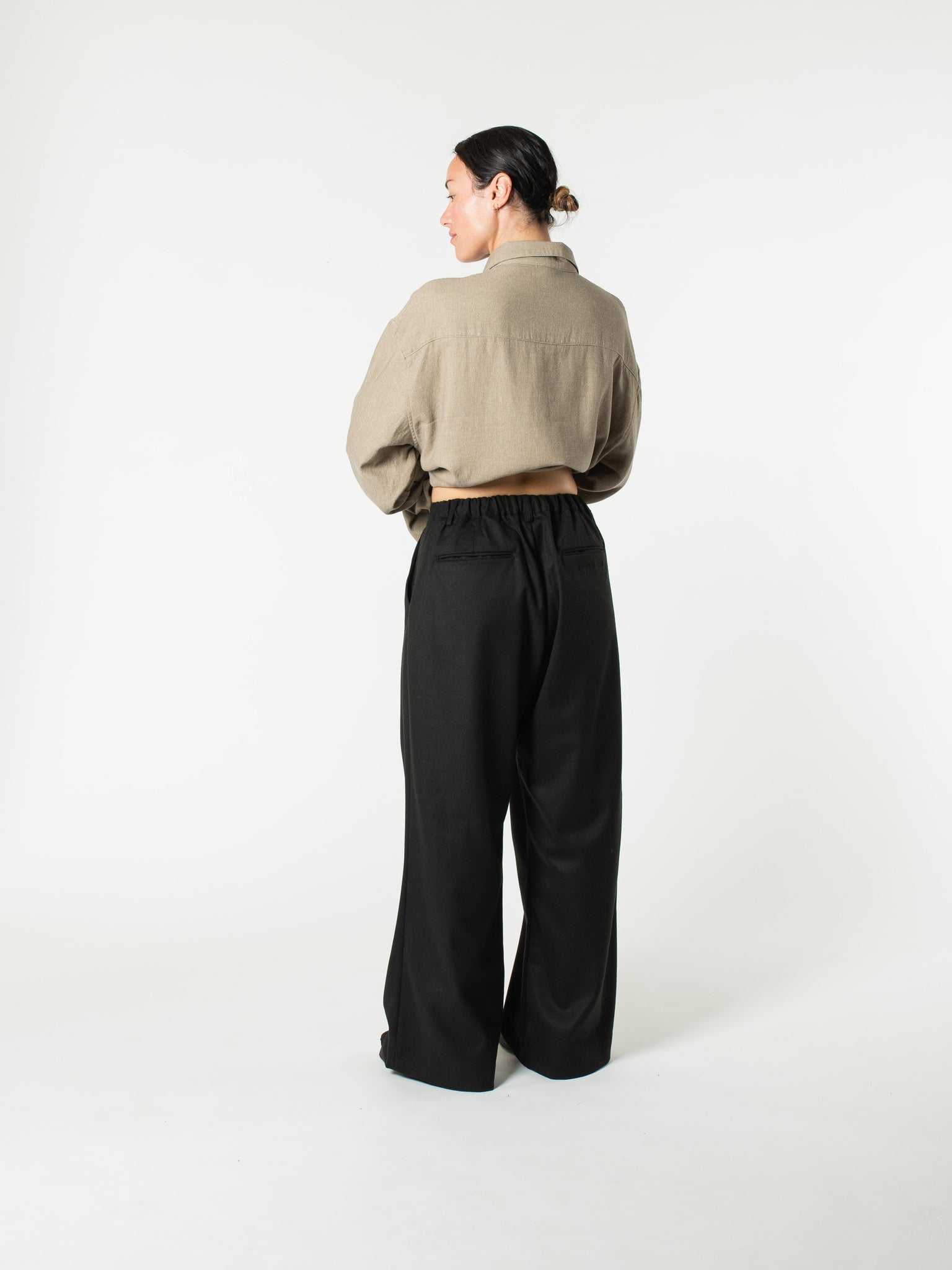 Pintuck Maxi Trousers