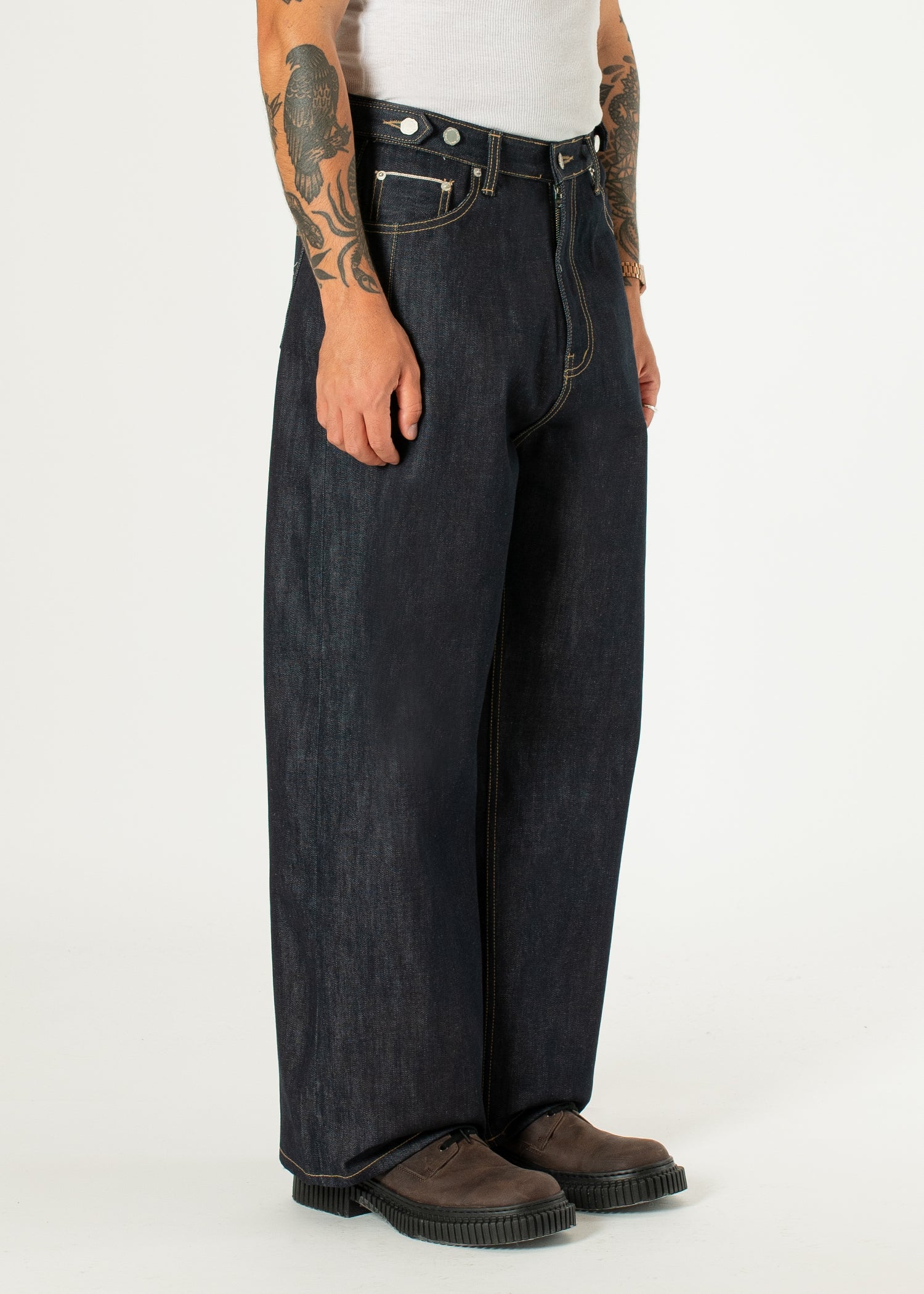 超希少estudioniksenインディゴバルーンデニム Raw Denim Balloon Jeans – Estudio Niksen