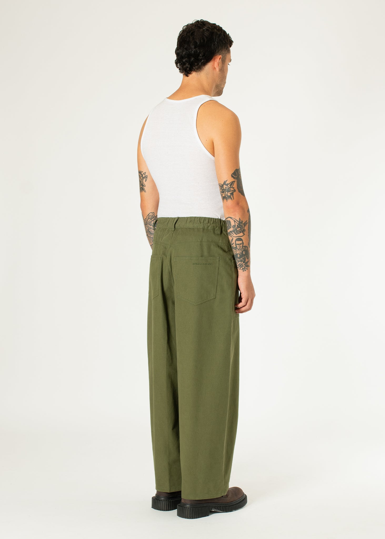 Patch Pocket Balloon Pants