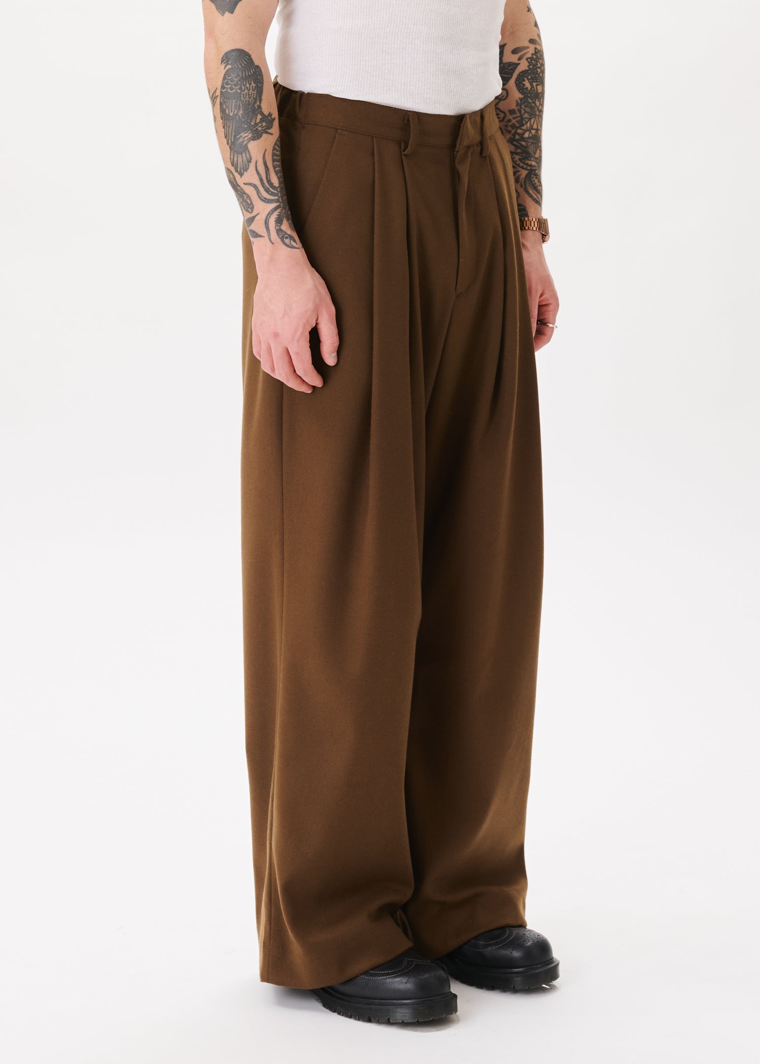 Pintuck Maxi Trousers
