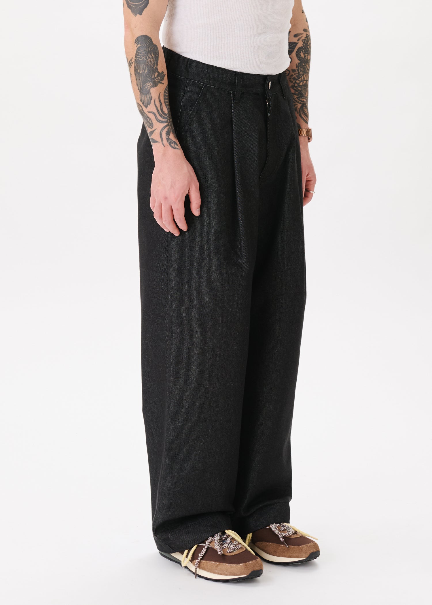 Pintuck Wide Jeans – Estudio Niksen