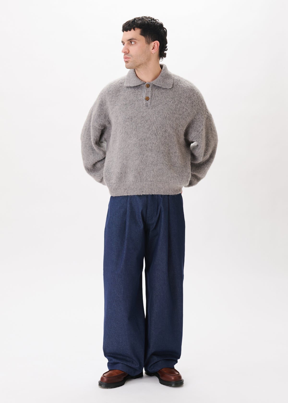 Pintuck Wide Jeans – Estudio Niksen
