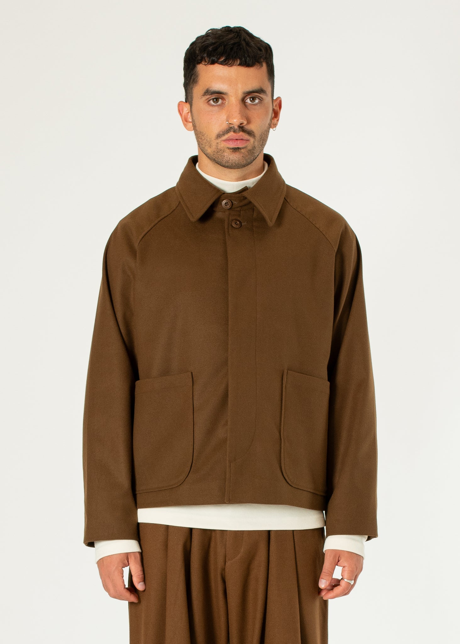 Veste à poche raglan