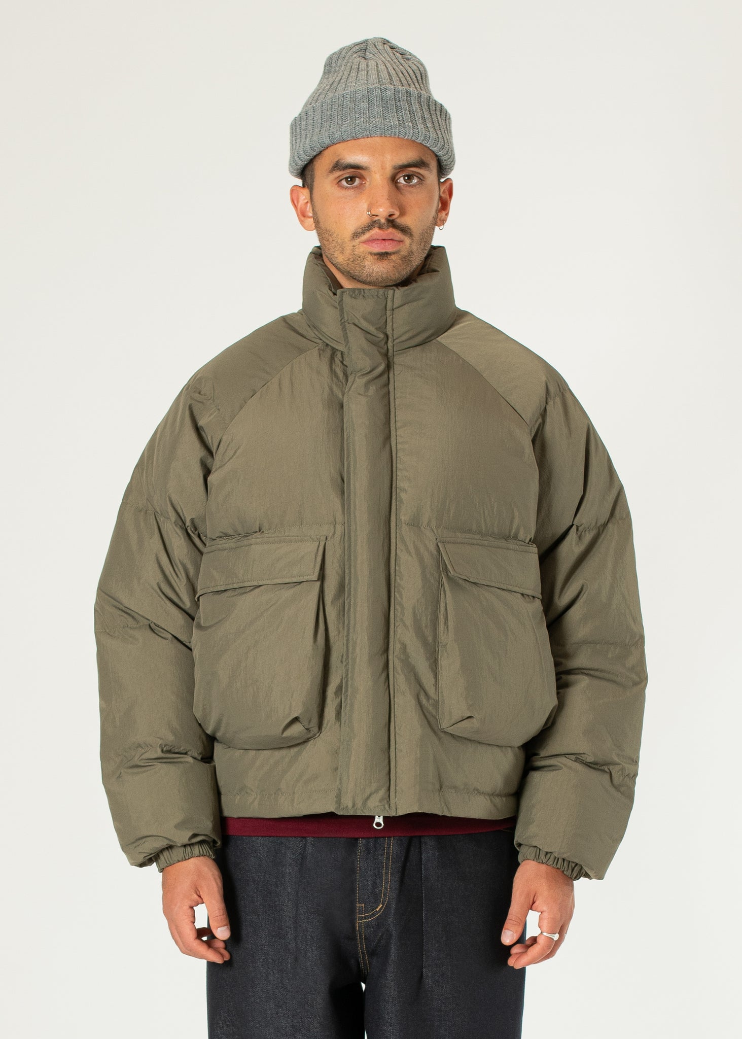 Raglan Puffer Jacket