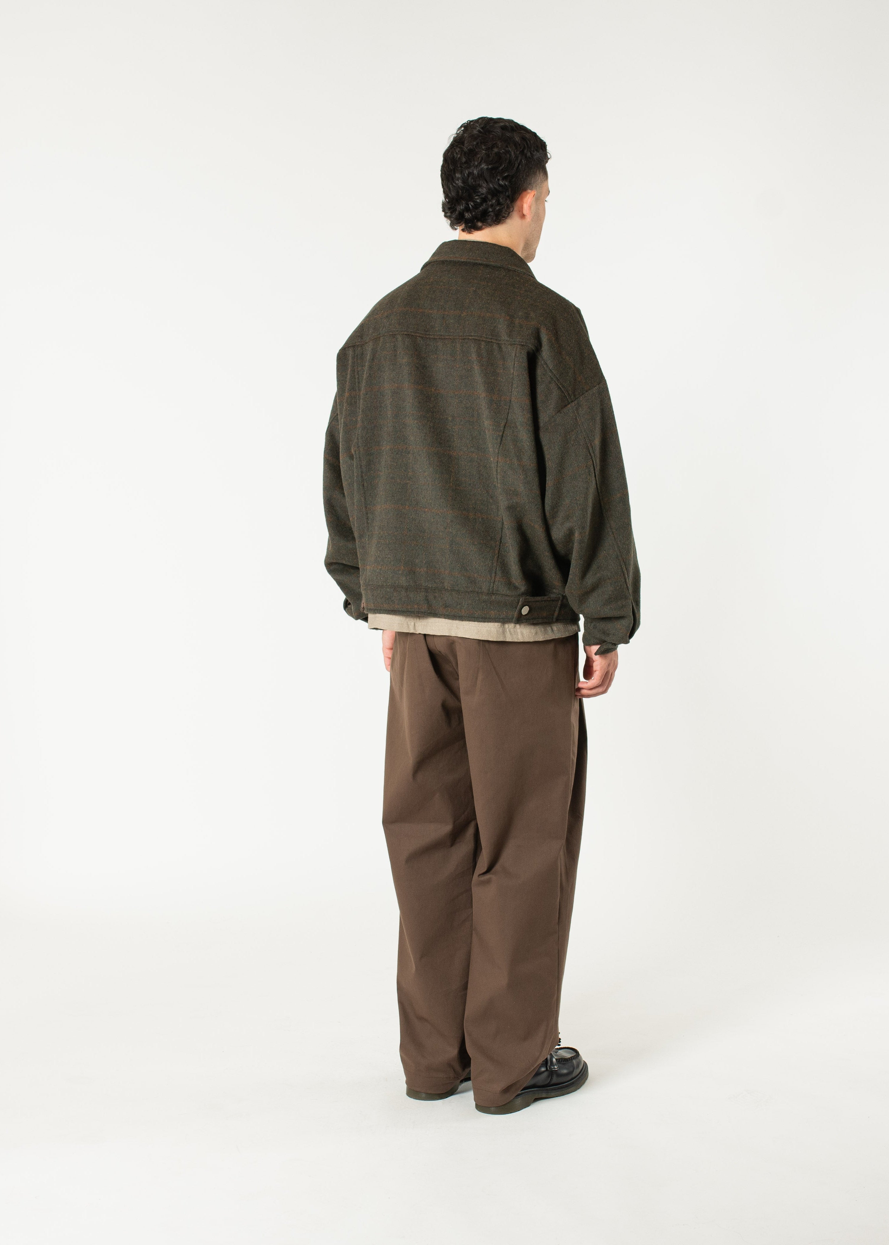 Wool Checkered Jacket – Estudio Niksen