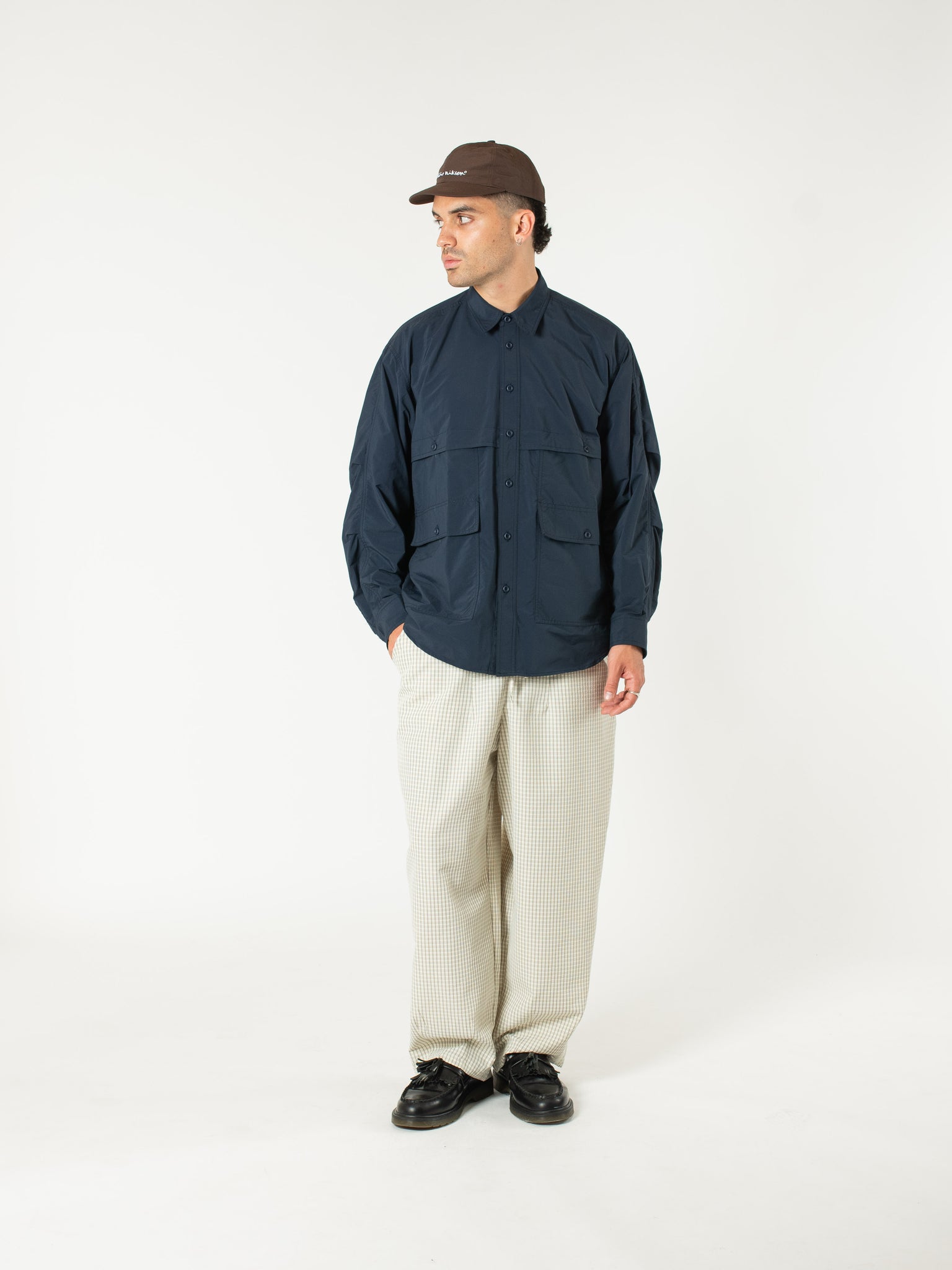 Four-Pocket Nylon Shirt