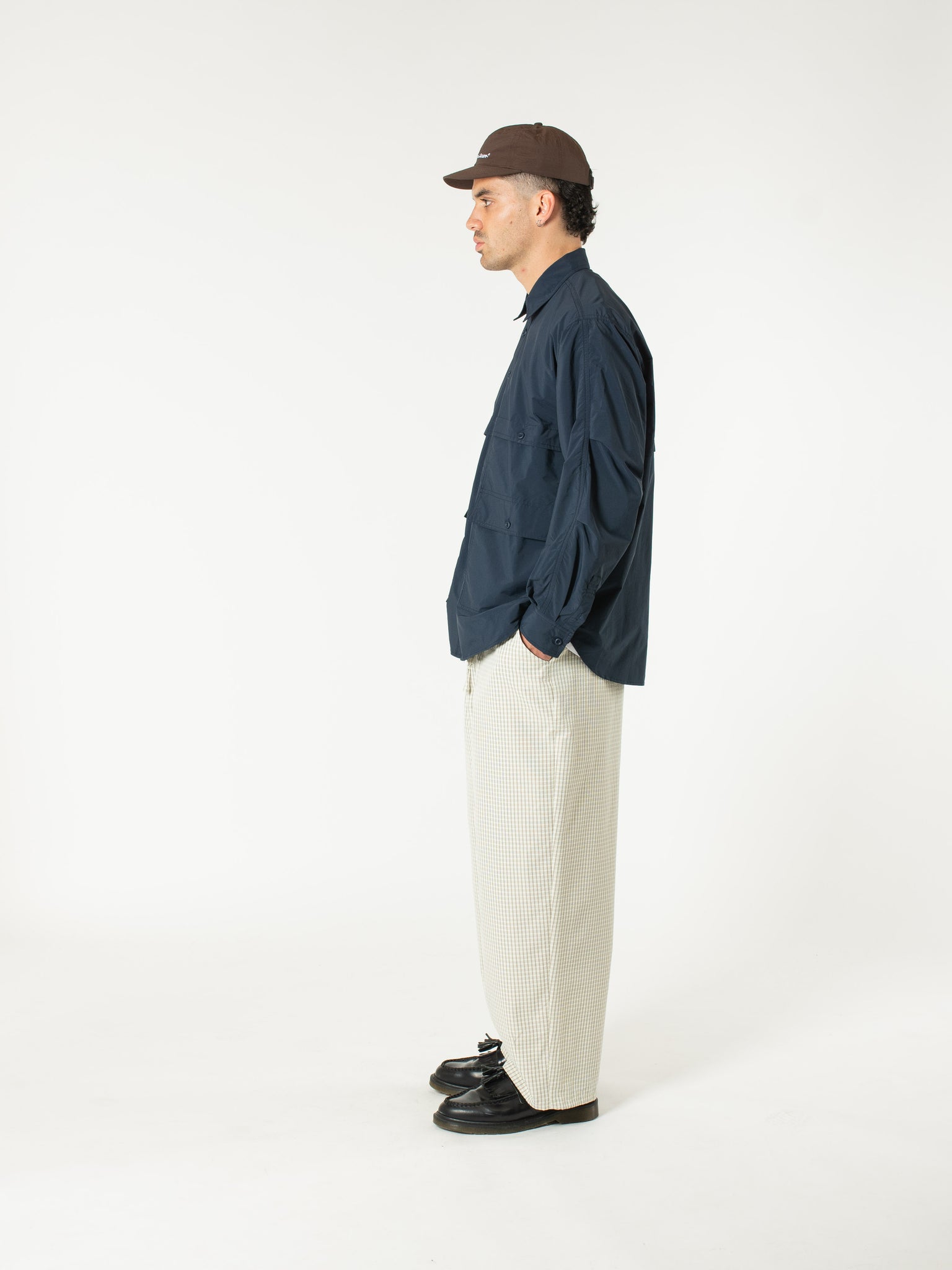 Four-Pocket Nylon Shirt