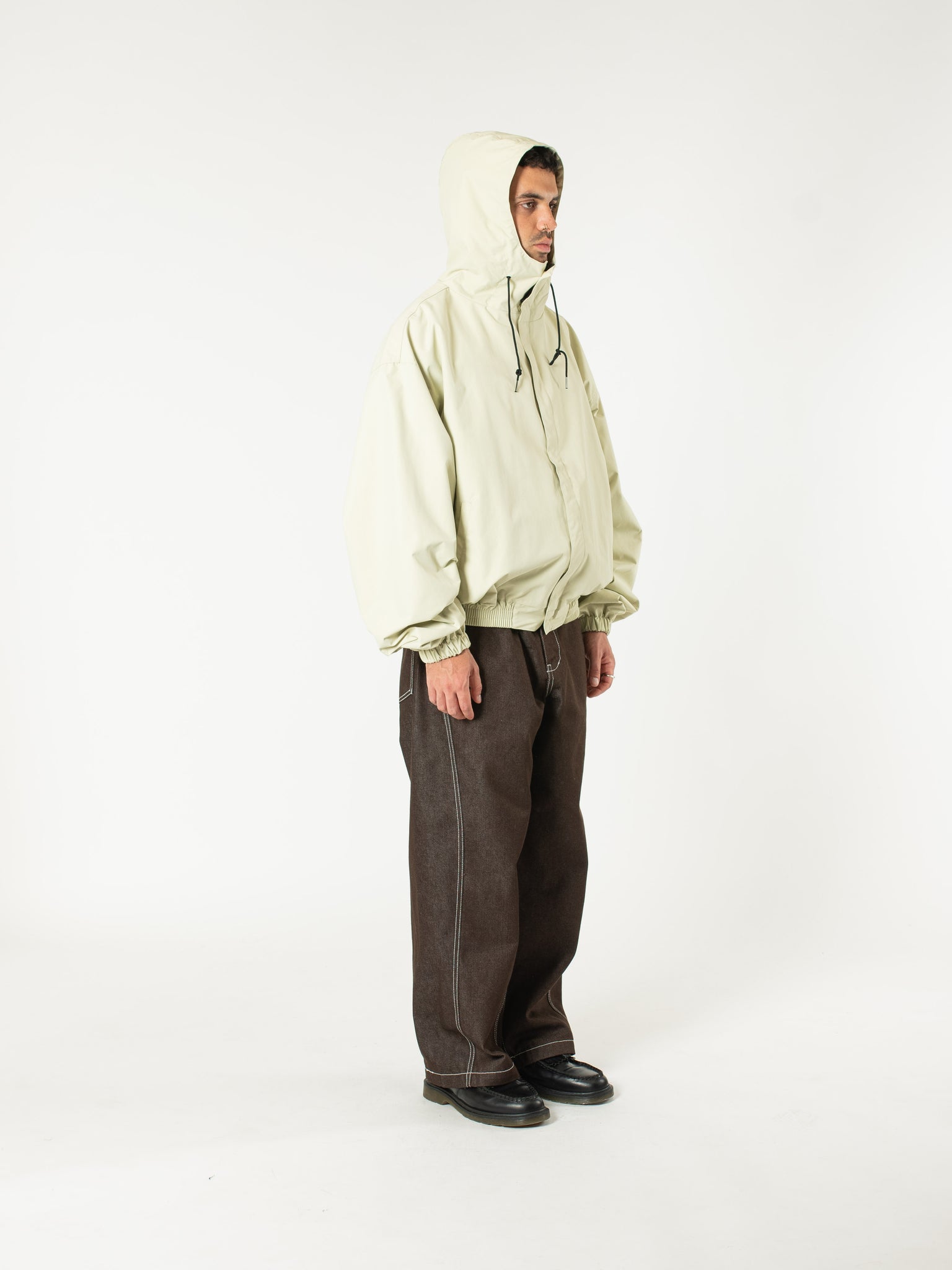 Mesh-lining Nylon Jacket