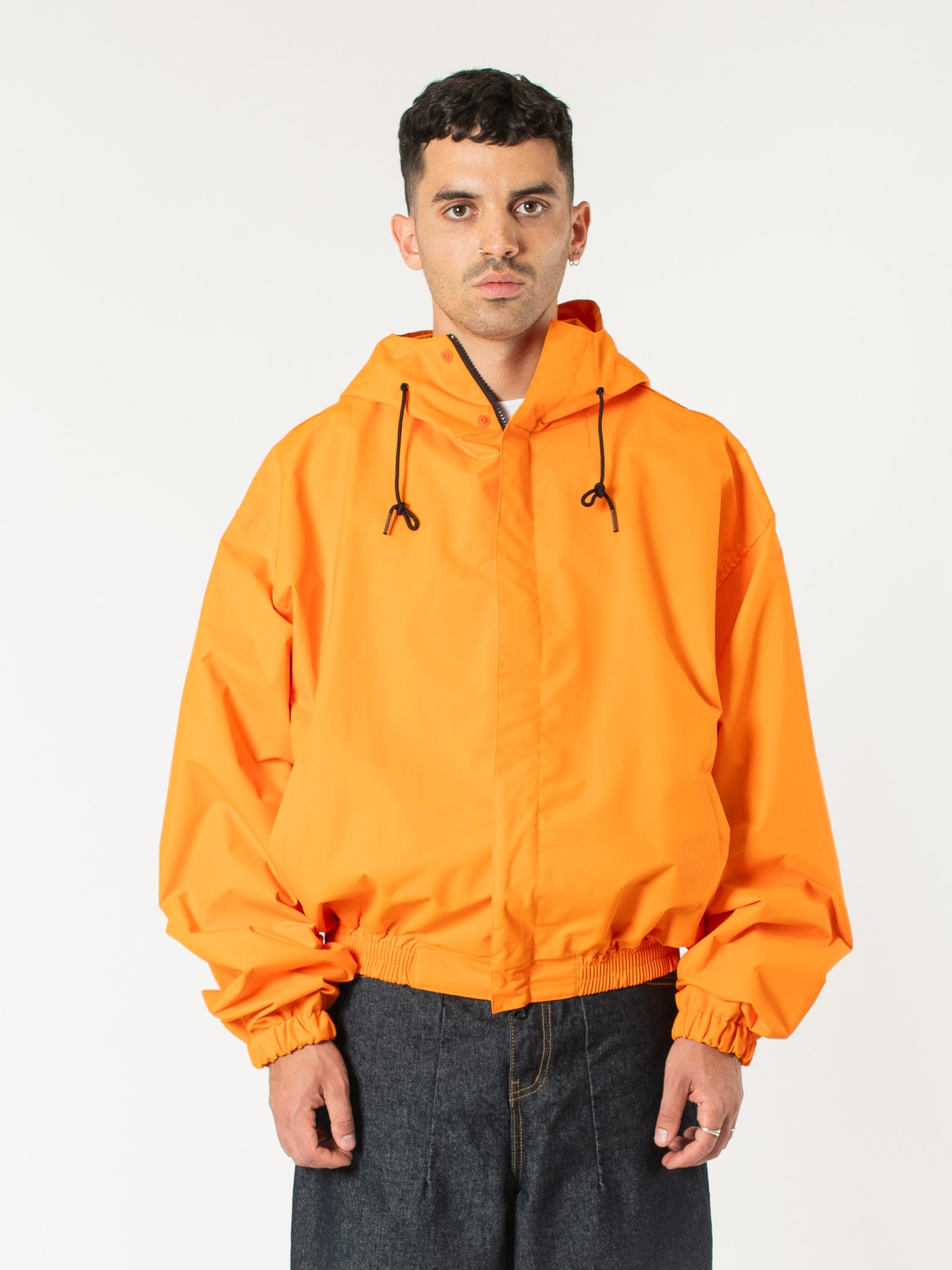 Mesh-lining Nylon Jacket