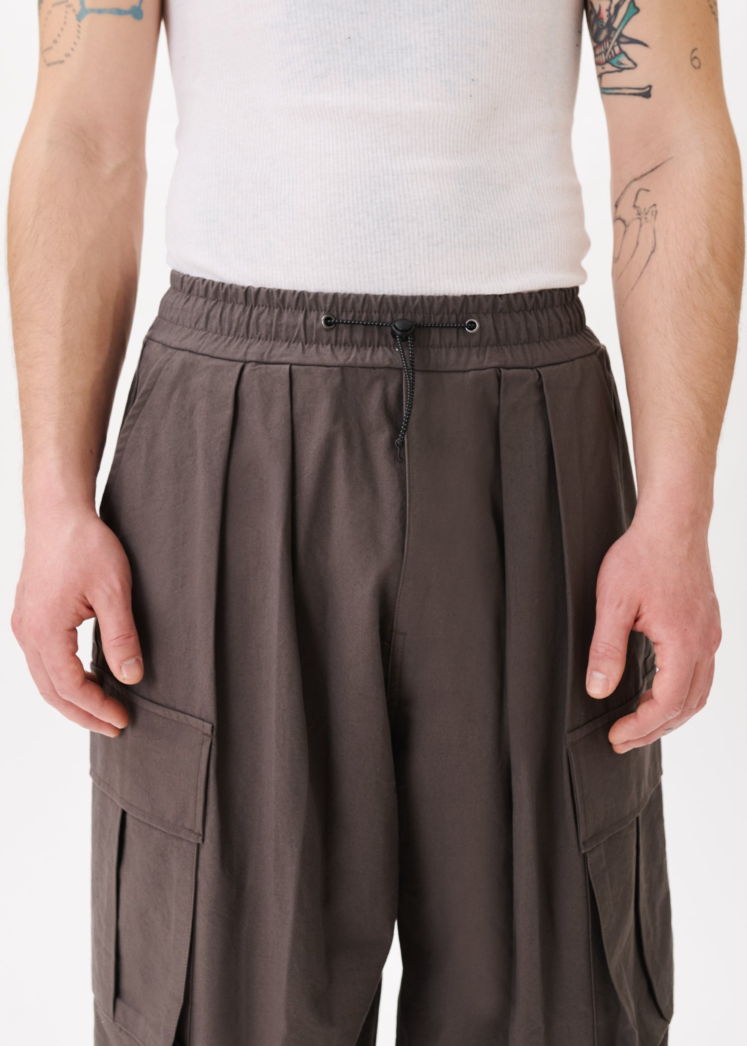Cargo String Balloon Pants
