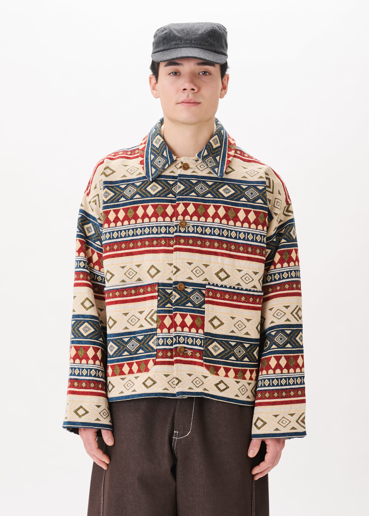 Jacquard Pattern Jacket