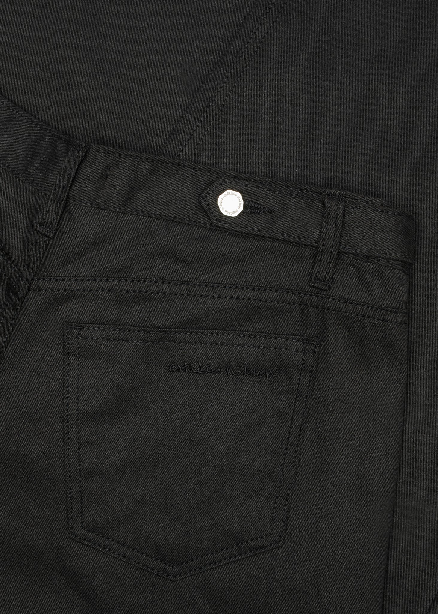 Side-button Denim Jeans