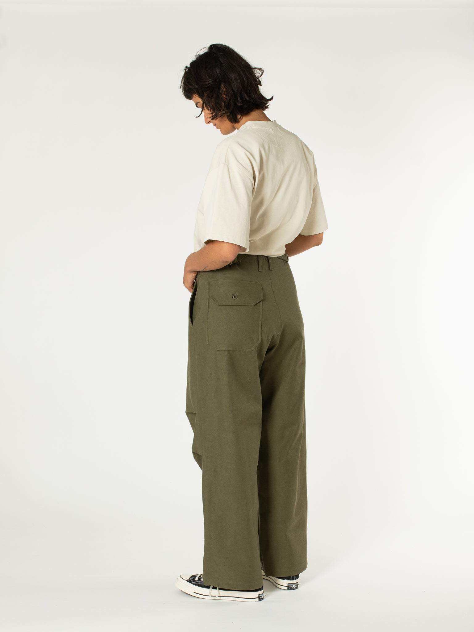 Half-pleat Trousers