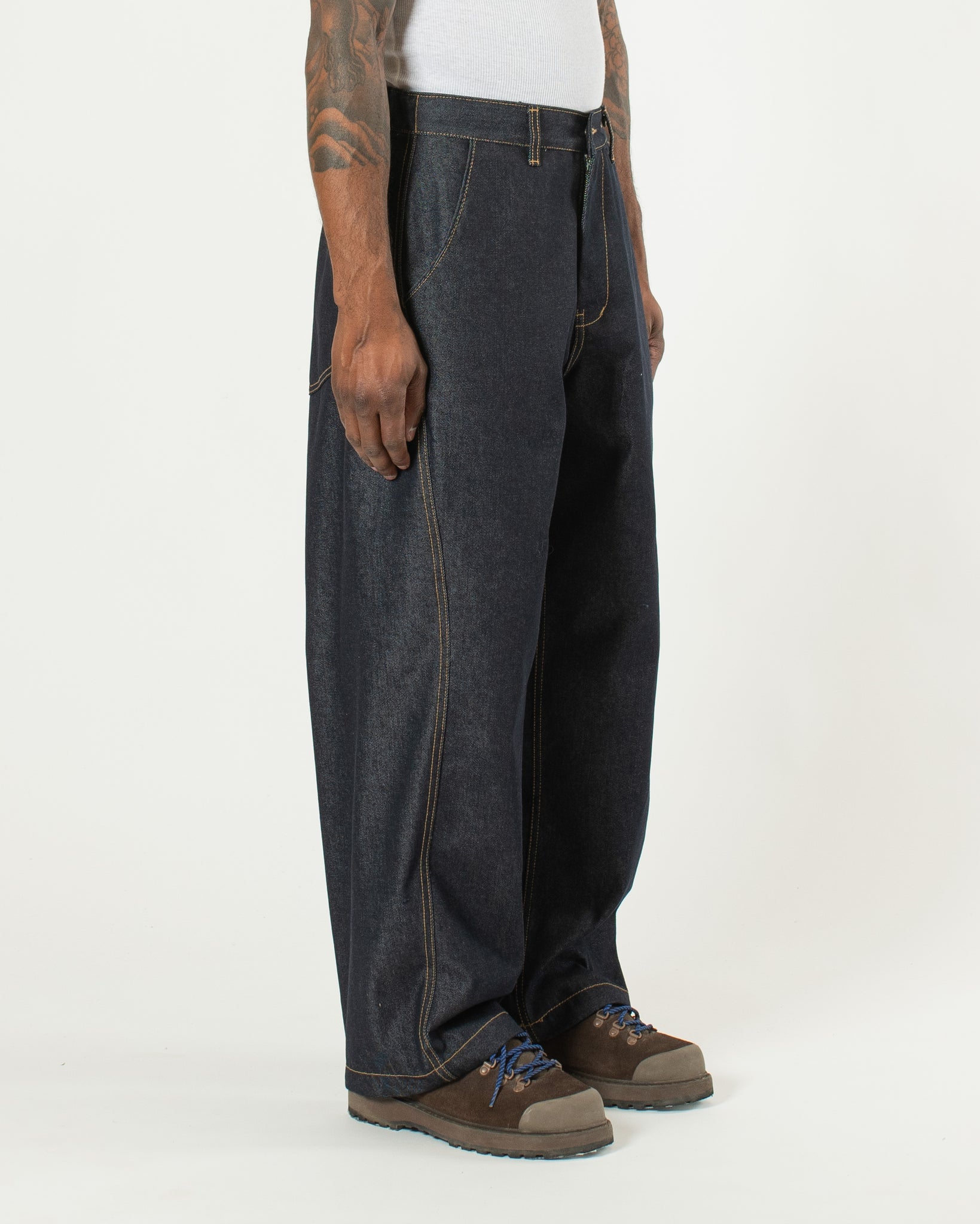 Raw Denim In-stitch Jeans