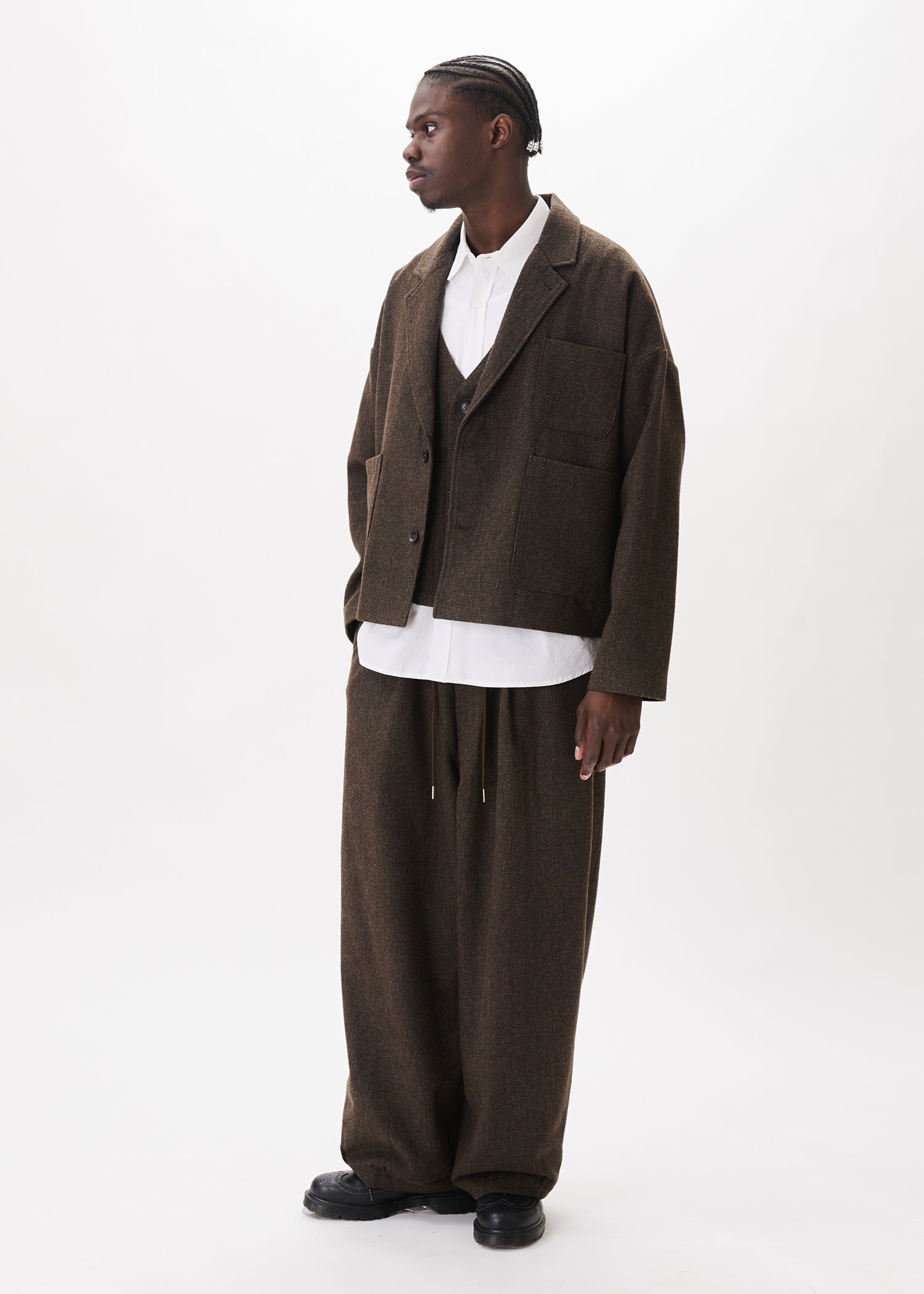 Cropped Suit Jacket – Estudio Niksen