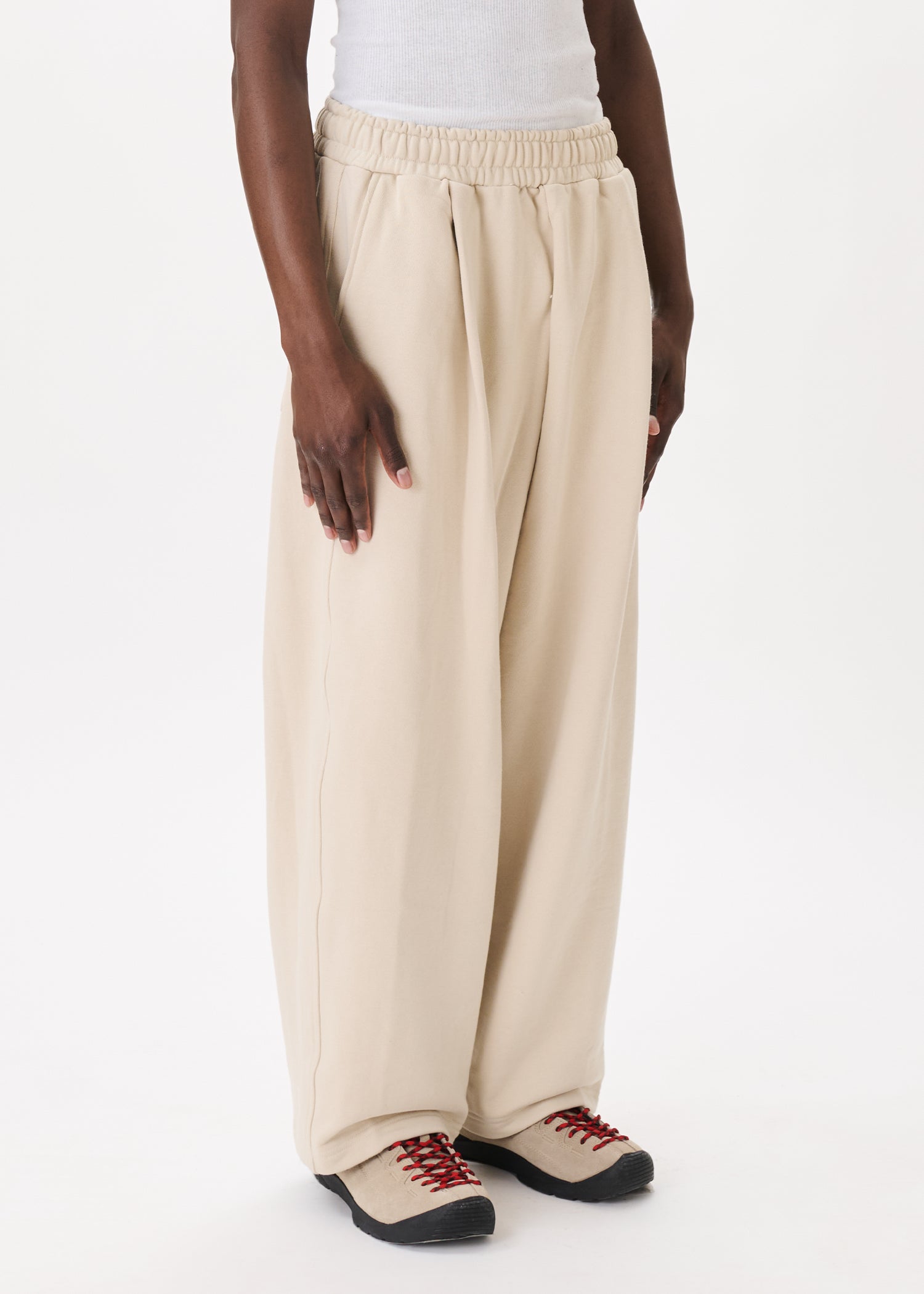Pleated Wide Joggers