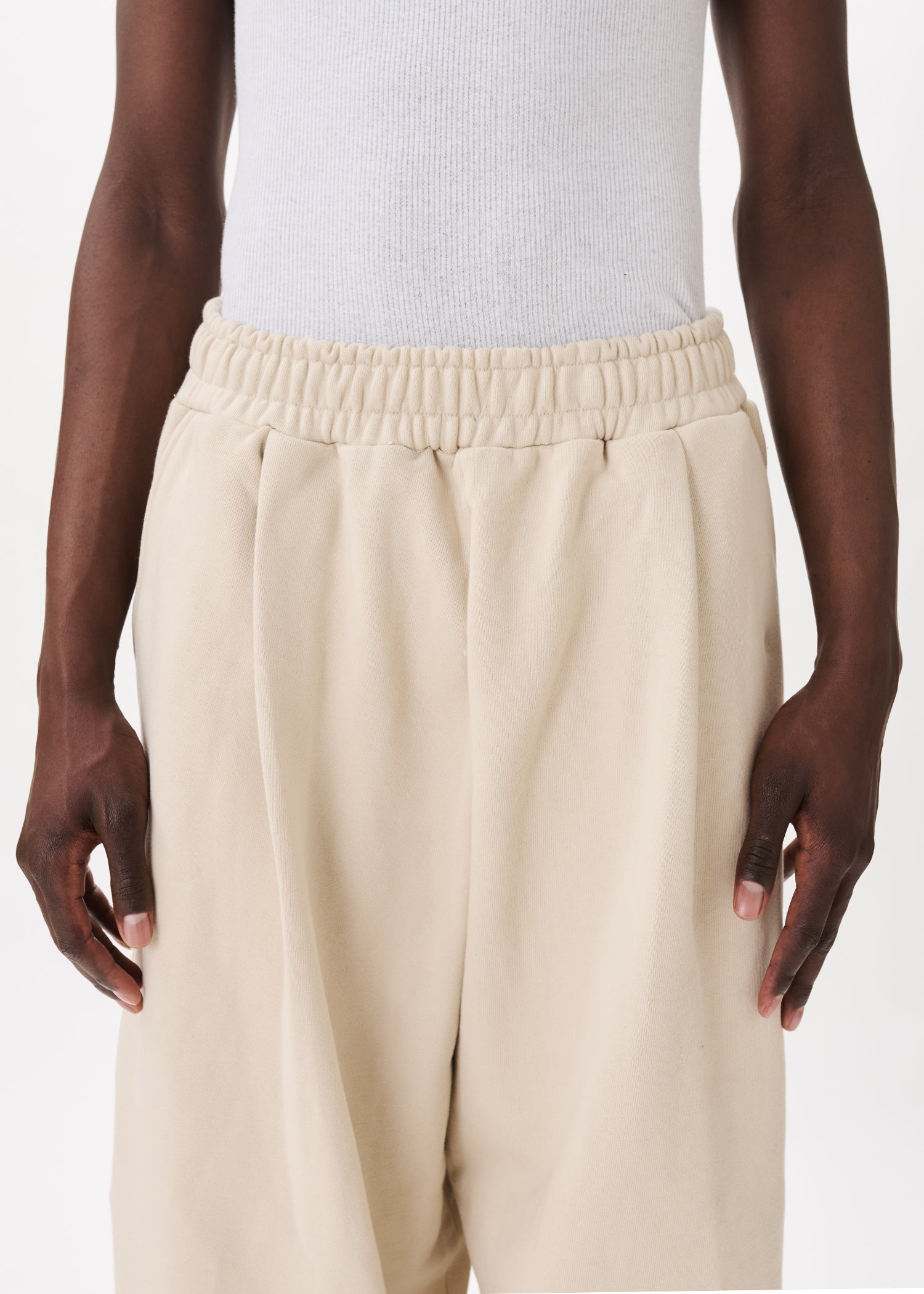 Pleated Wide Joggers
