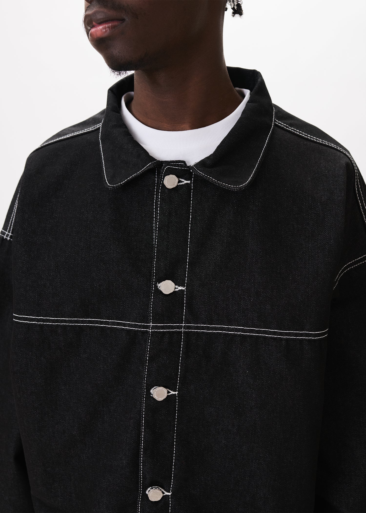 Raw Denim In-stitch Jacket – Estudio Niksen