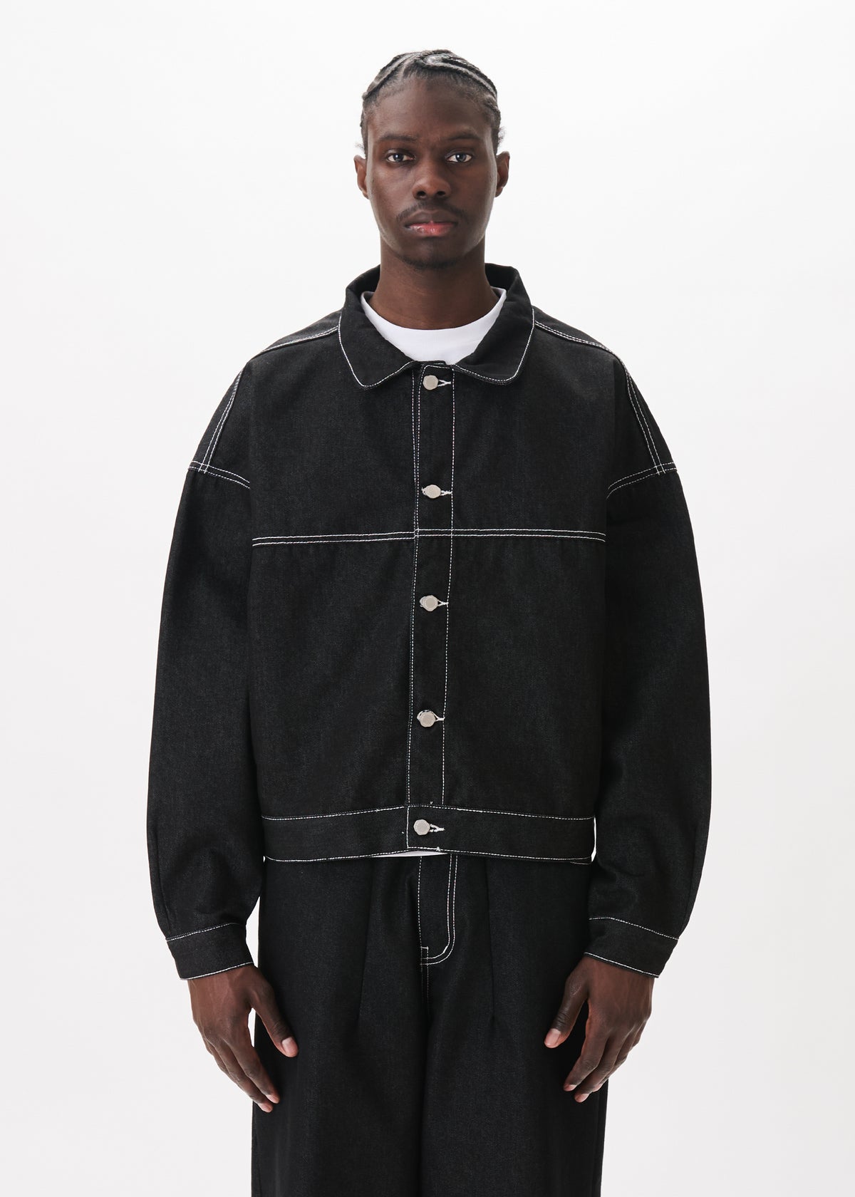 Raw Denim In-stitch Jacket – Estudio Niksen