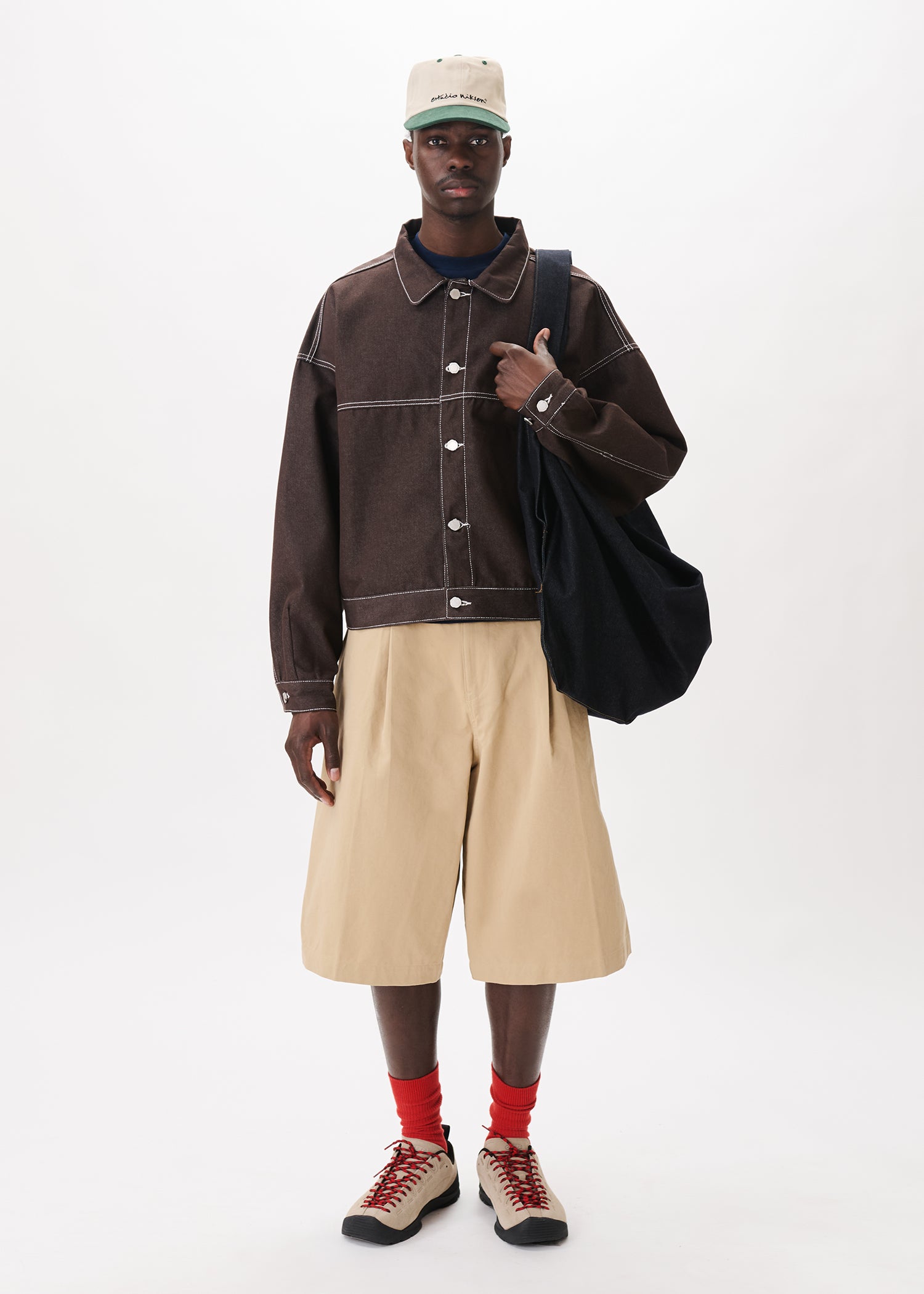 Shorts large à plis