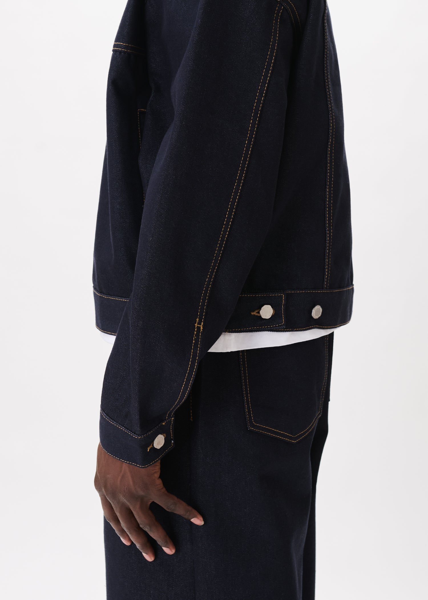 Raw Denim In-stitch Jacket – Estudio Niksen