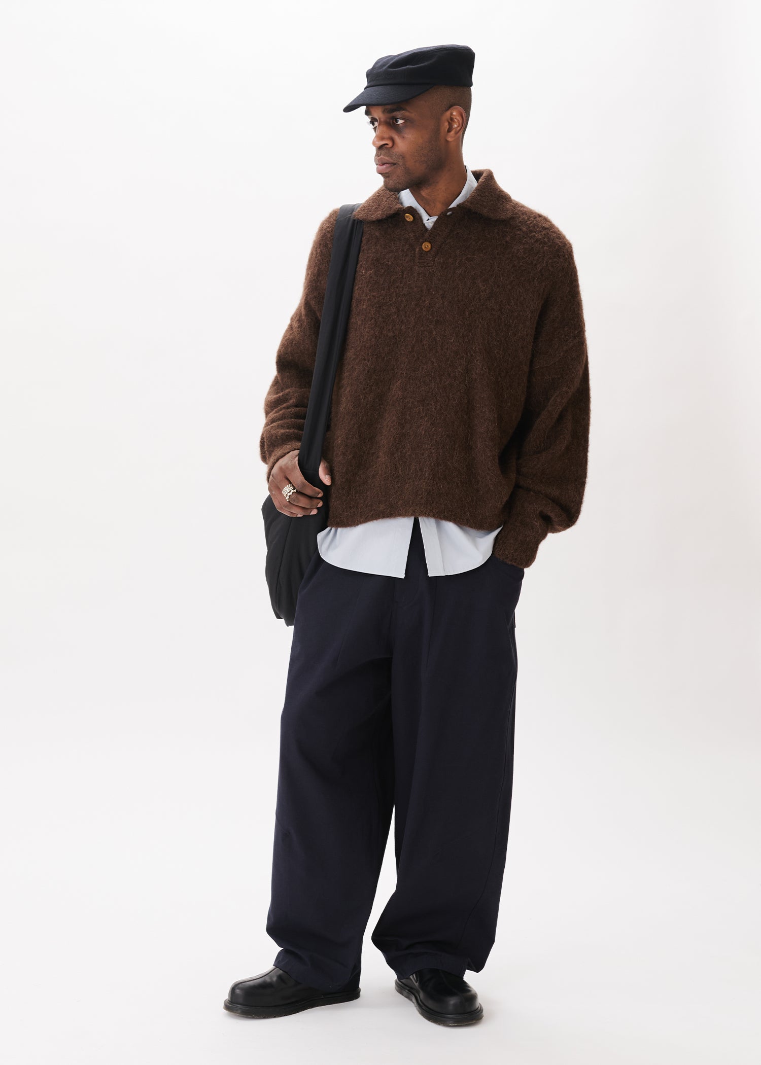 Alpaca Polo Sweater – Estudio Niksen