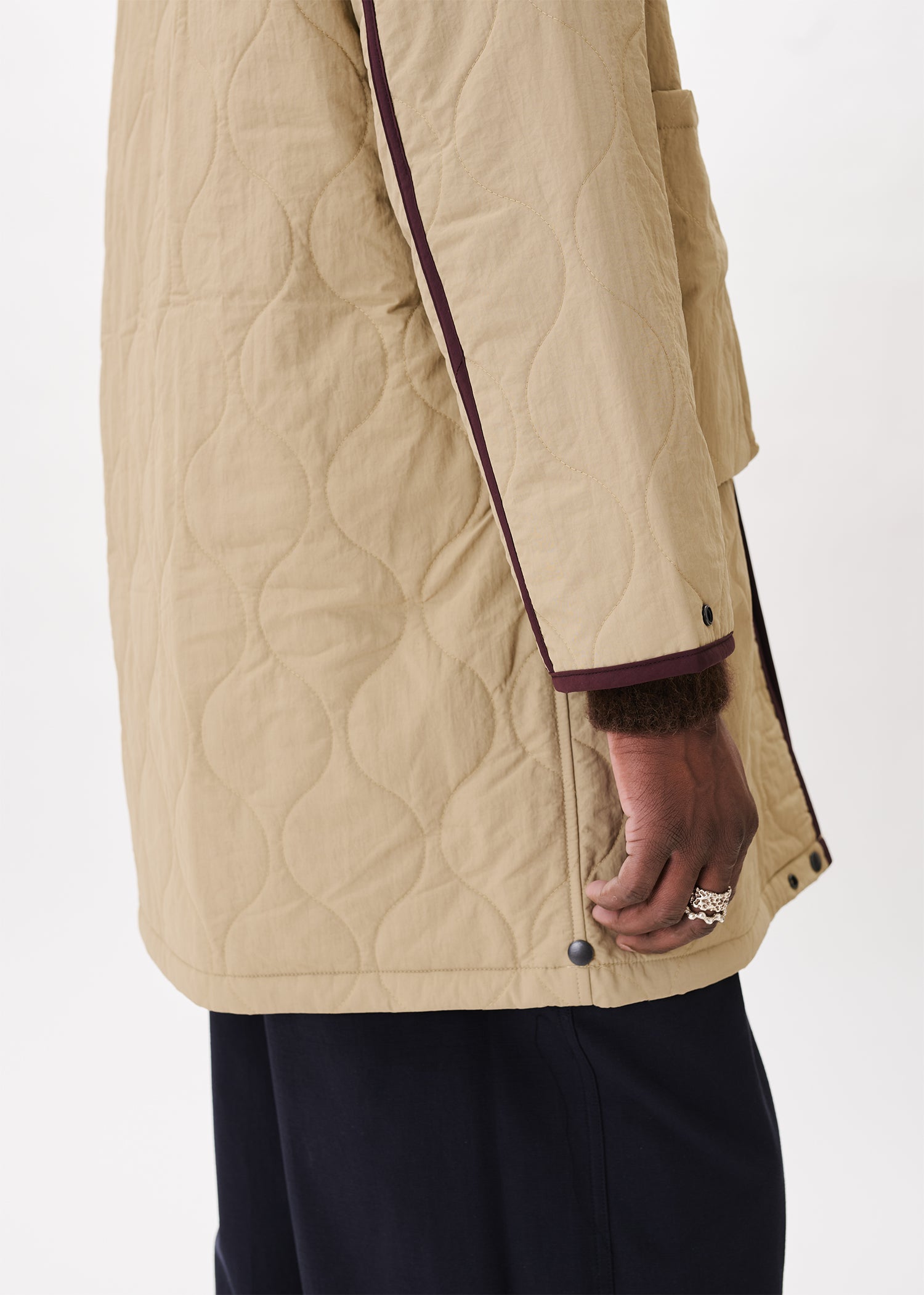 Manteau matelassé convertible