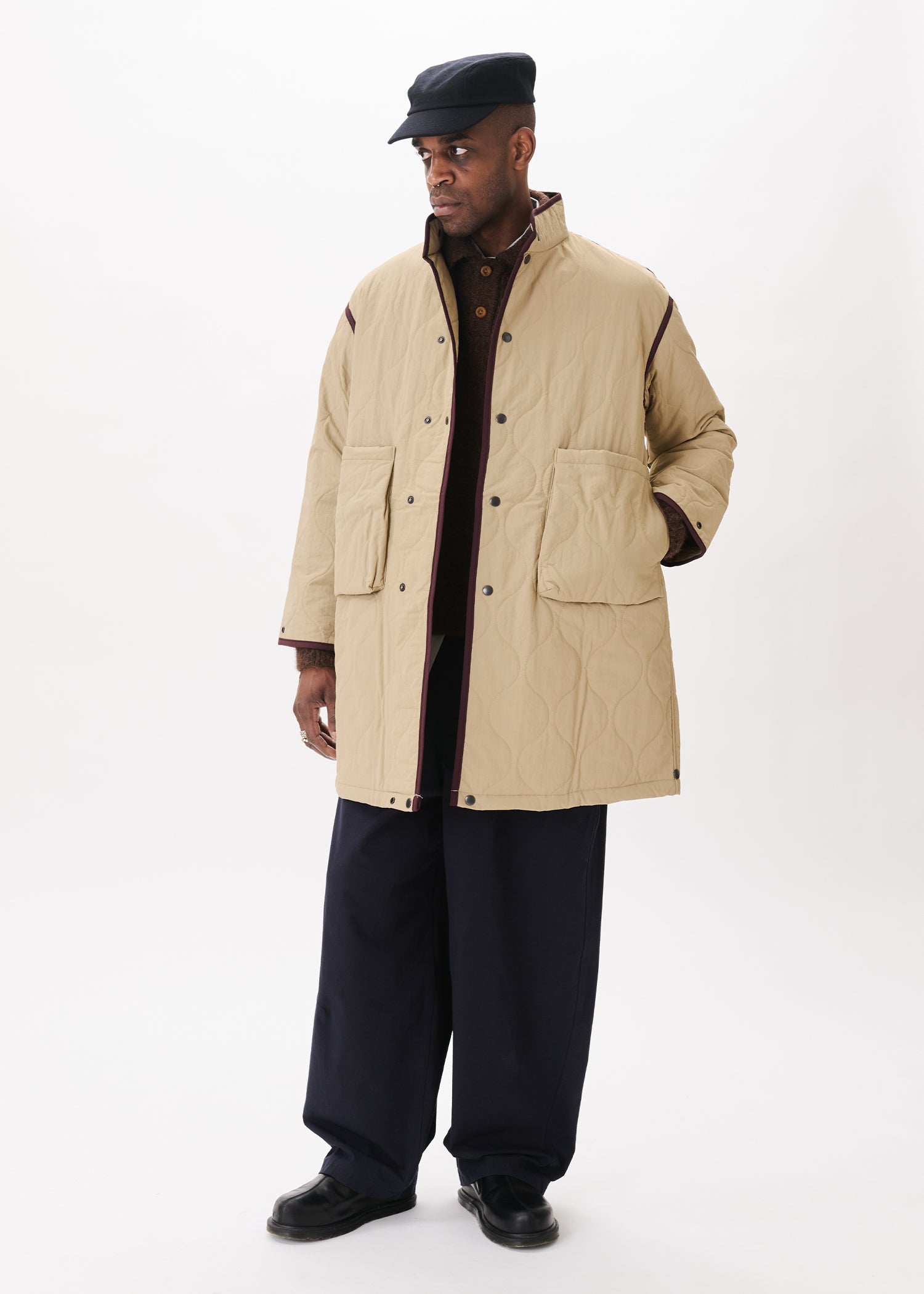 Manteau matelassé convertible