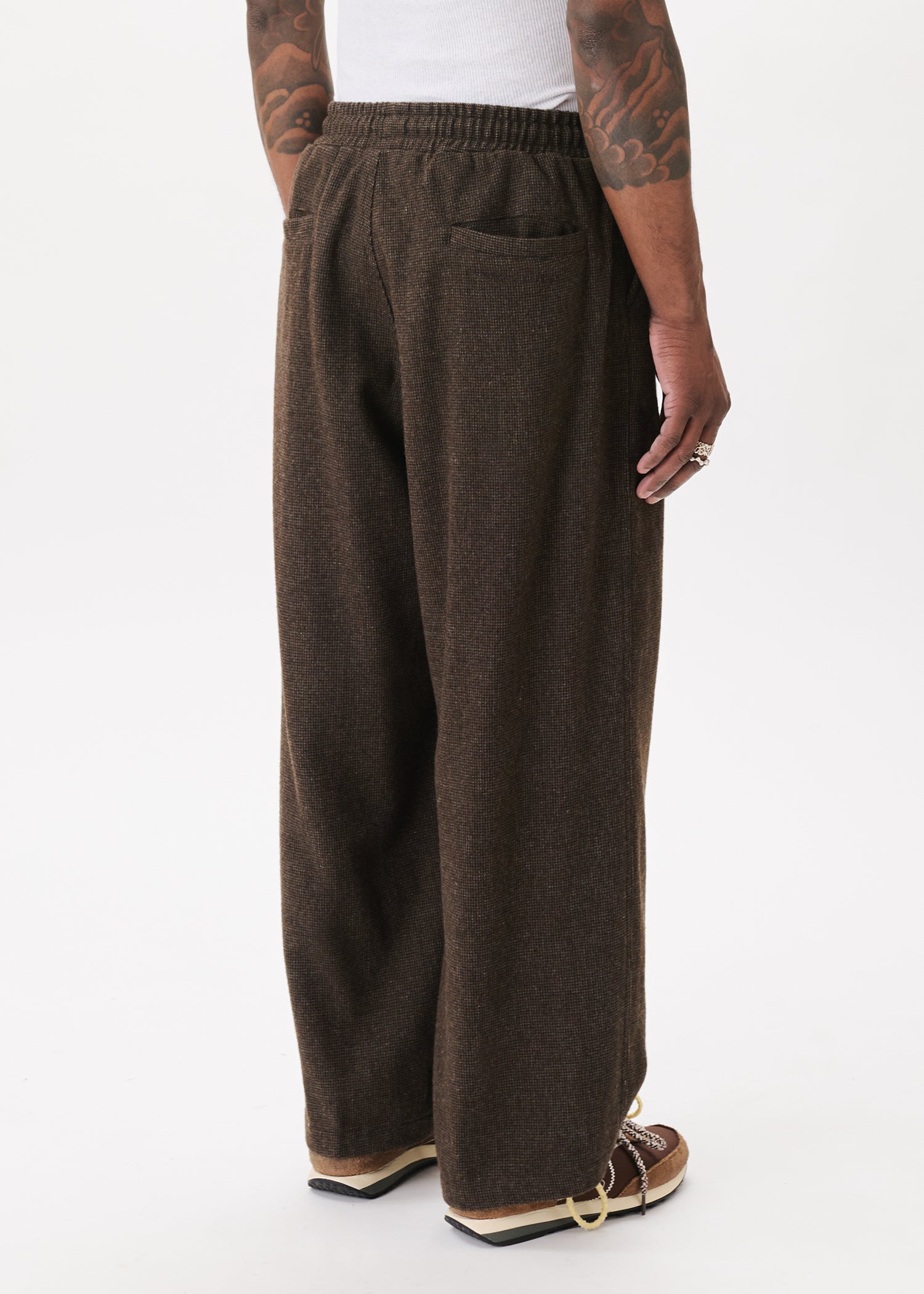 Pantalon Ballon à Plis Nervure