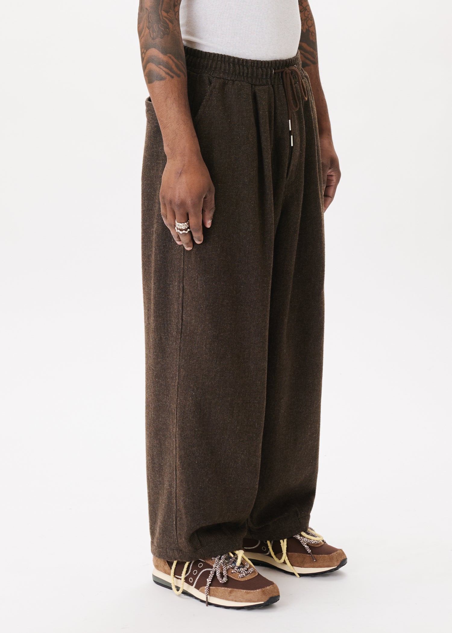 Pintuck Balloon Trousers