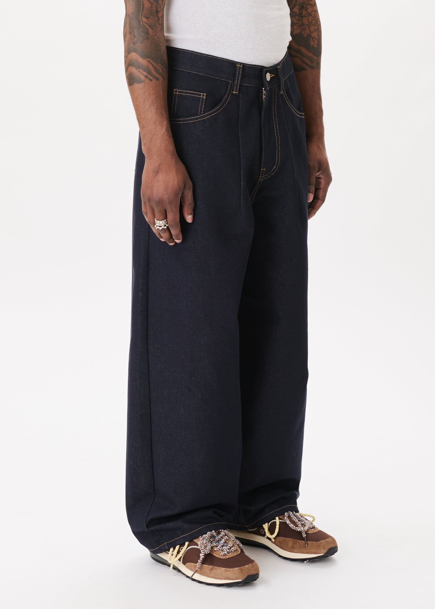 Raw Denim Balloon Jeans