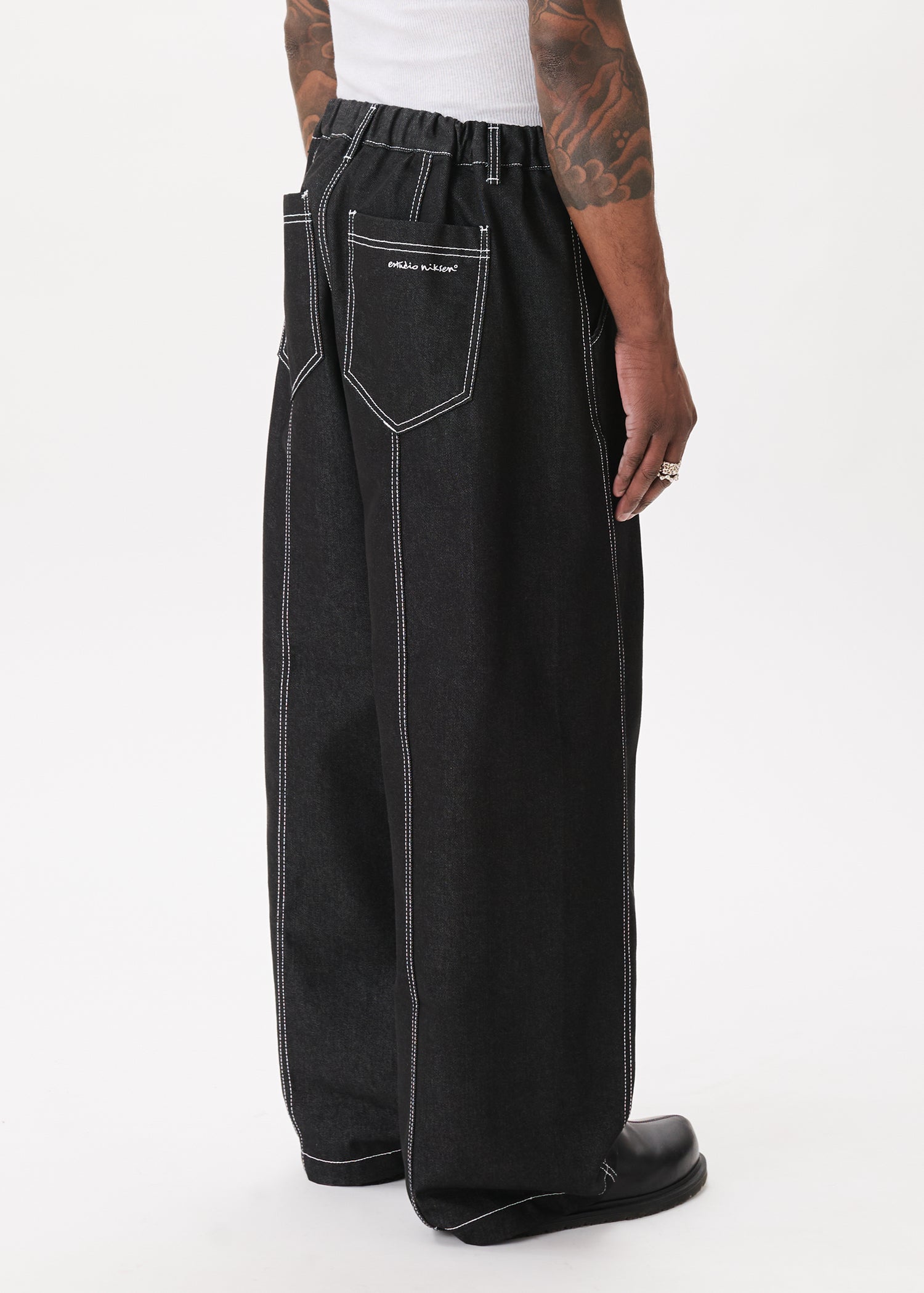 Raw Denim In-stitch Jeans